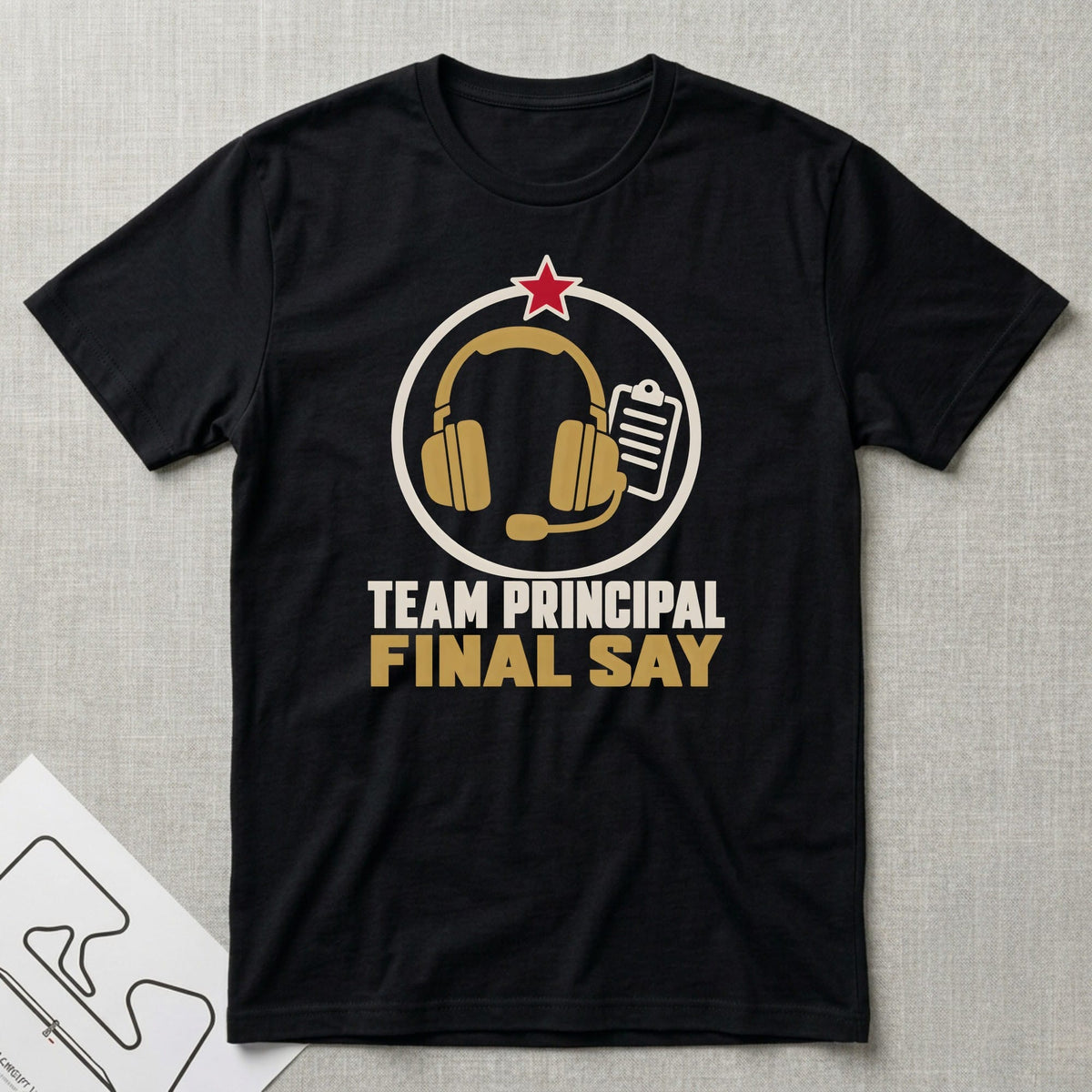 Final Say T-Shirt - Motorsport-inspired graphic tee by Apex Paddock