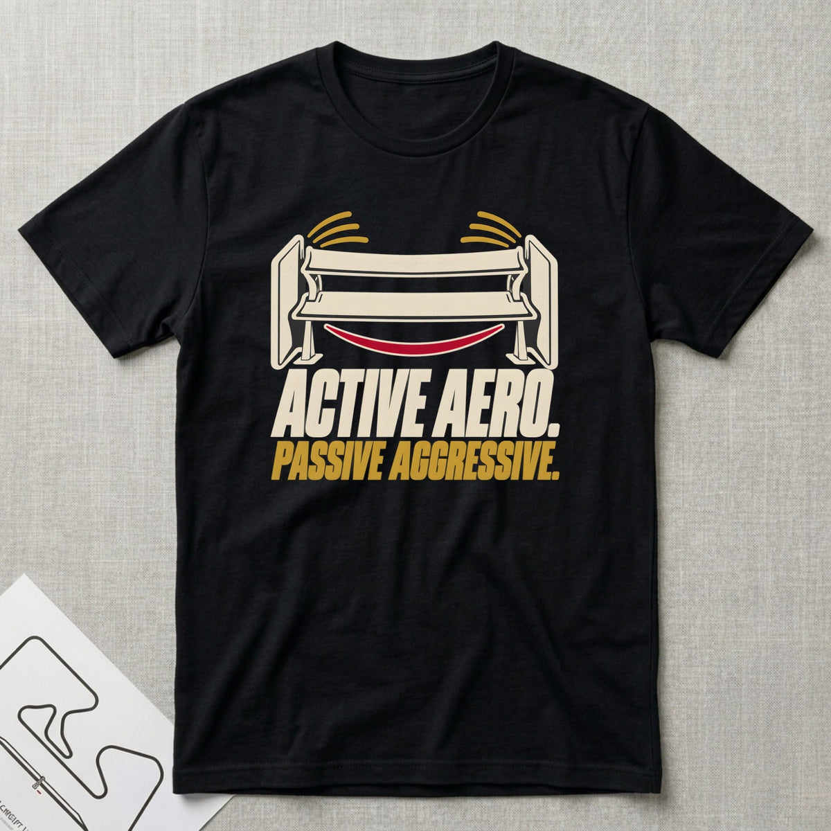 Passive Aggressive T-Shirt - Motorsport-inspired graphic tee by Apex Paddock