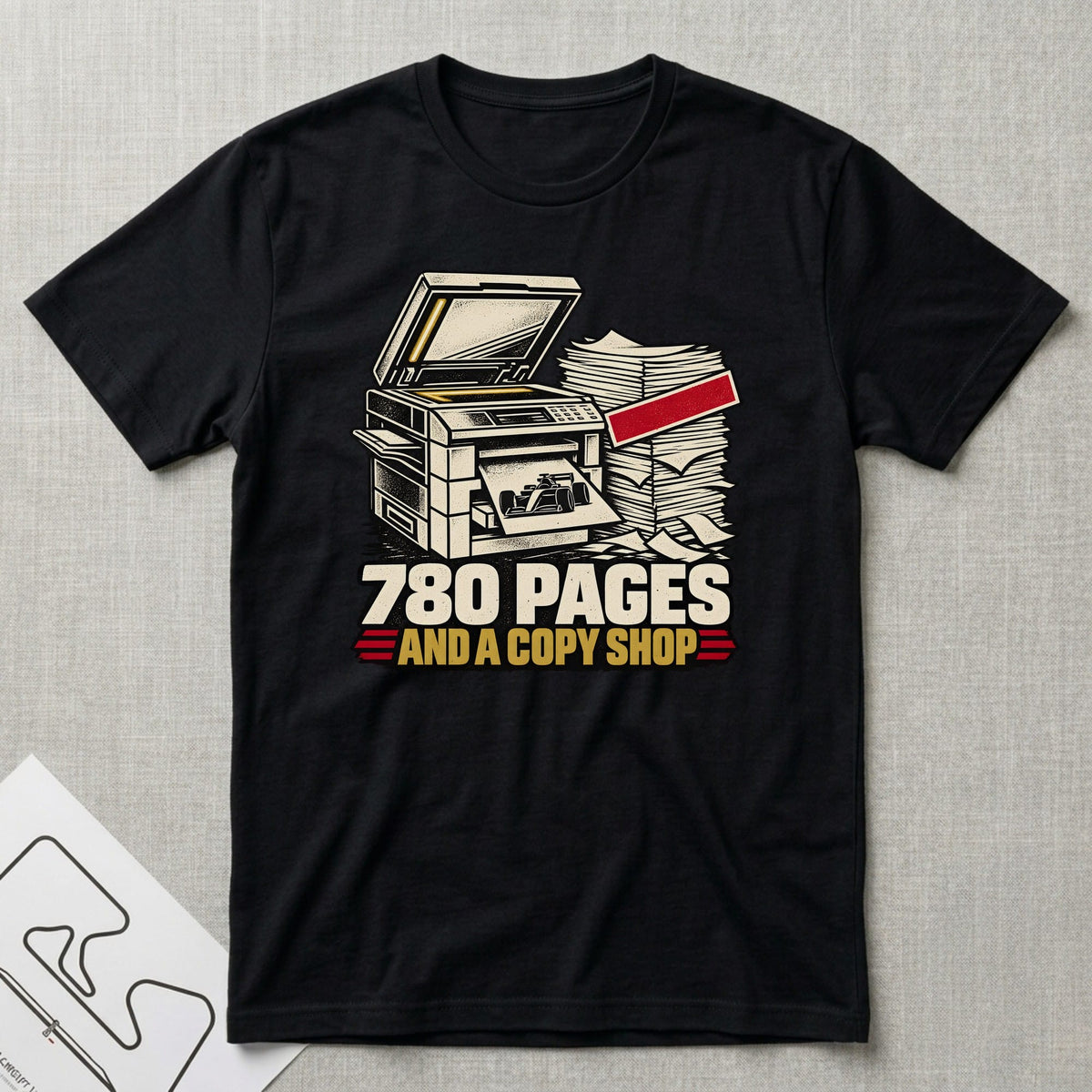 Spy Gate Copy T-Shirt - Motorsport-inspired graphic tee by Apex Paddock