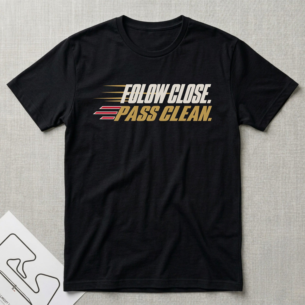 Drafting Protocol T-Shirt - Motorsport-inspired graphic tee by Apex Paddock