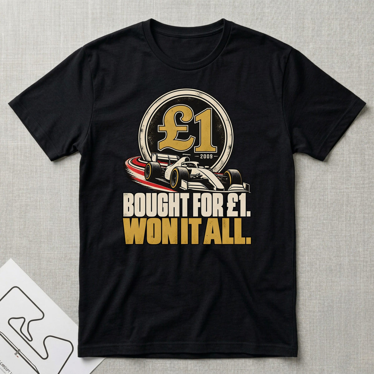 Pound To Glory T-Shirt - Motorsport-inspired graphic tee by Apex Paddock
