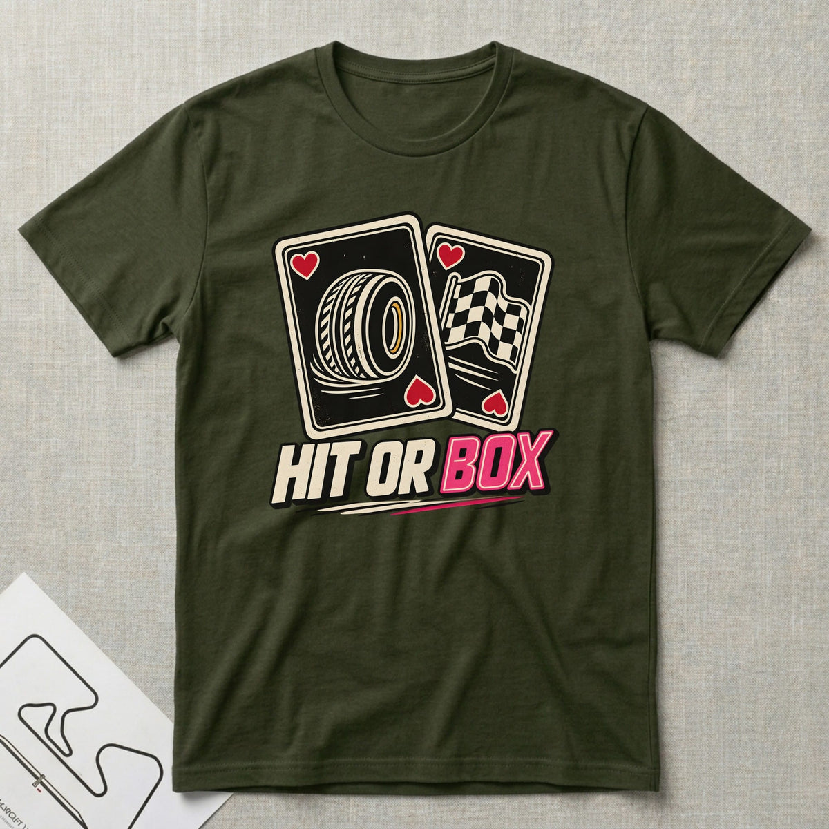 Hitor Box T-Shirt - Motorsport-inspired graphic tee by Apex Paddock
