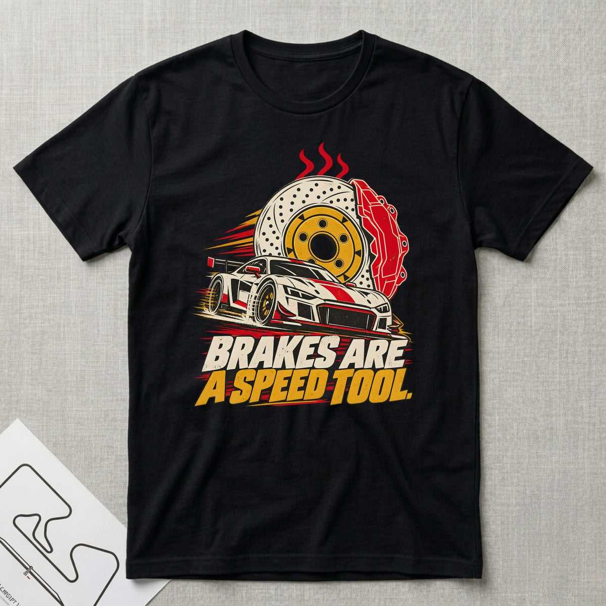 Stop Power T-Shirt - Motorsport-inspired graphic tee by Apex Paddock