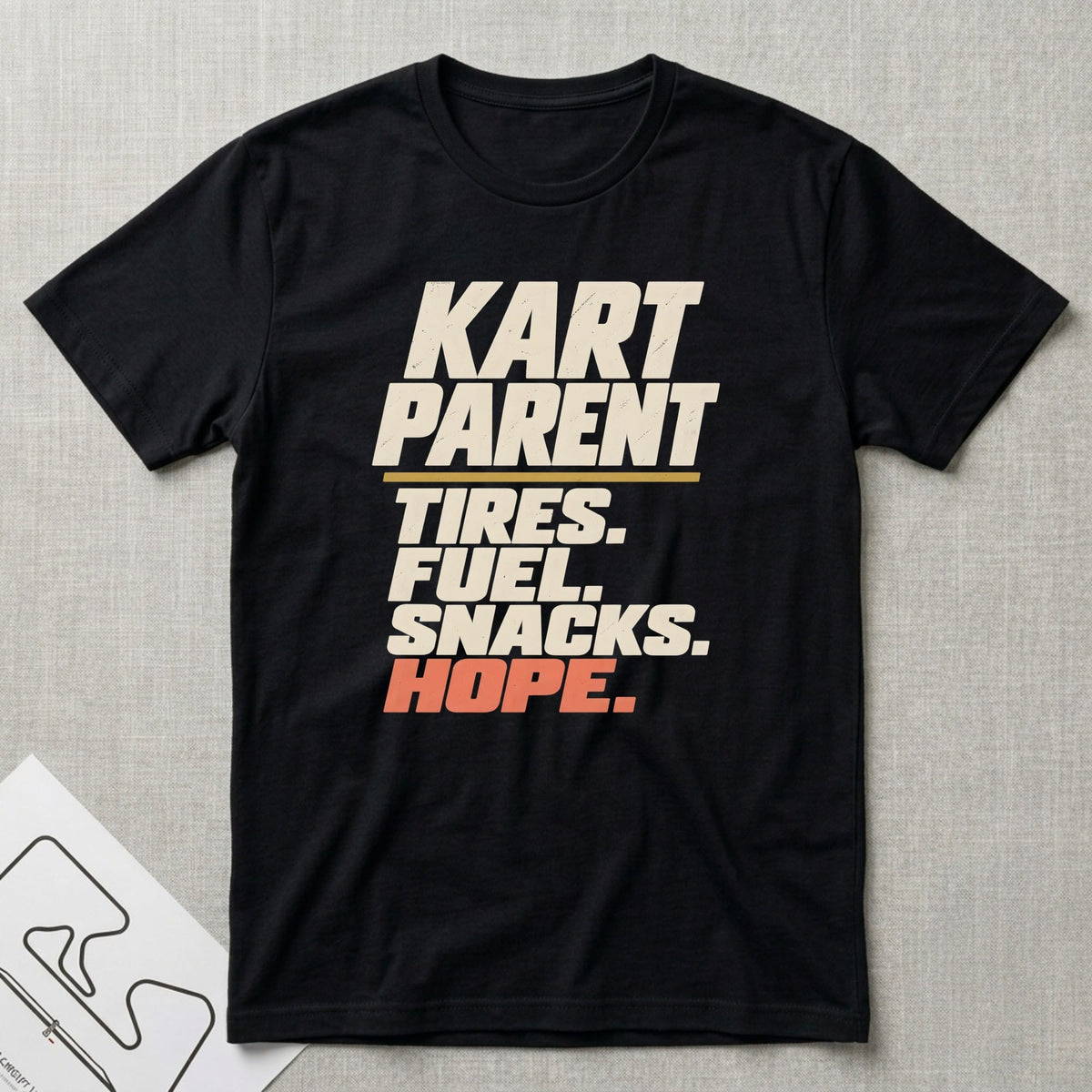 Kart Parent T-Shirt - Motorsport-inspired graphic tee by Apex Paddock