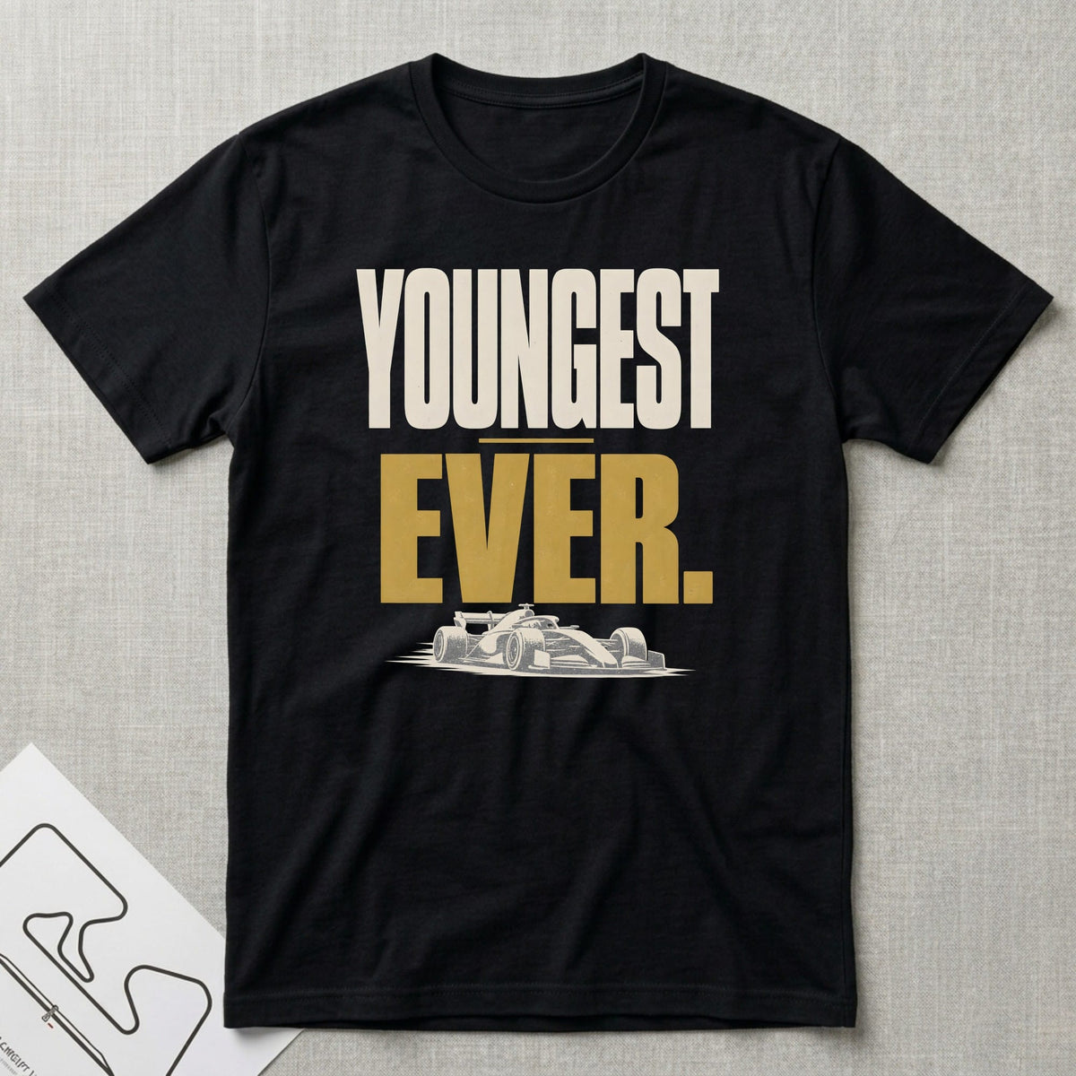 Youngest Ever T-Shirt - Motorsport-inspired graphic tee by Apex Paddock