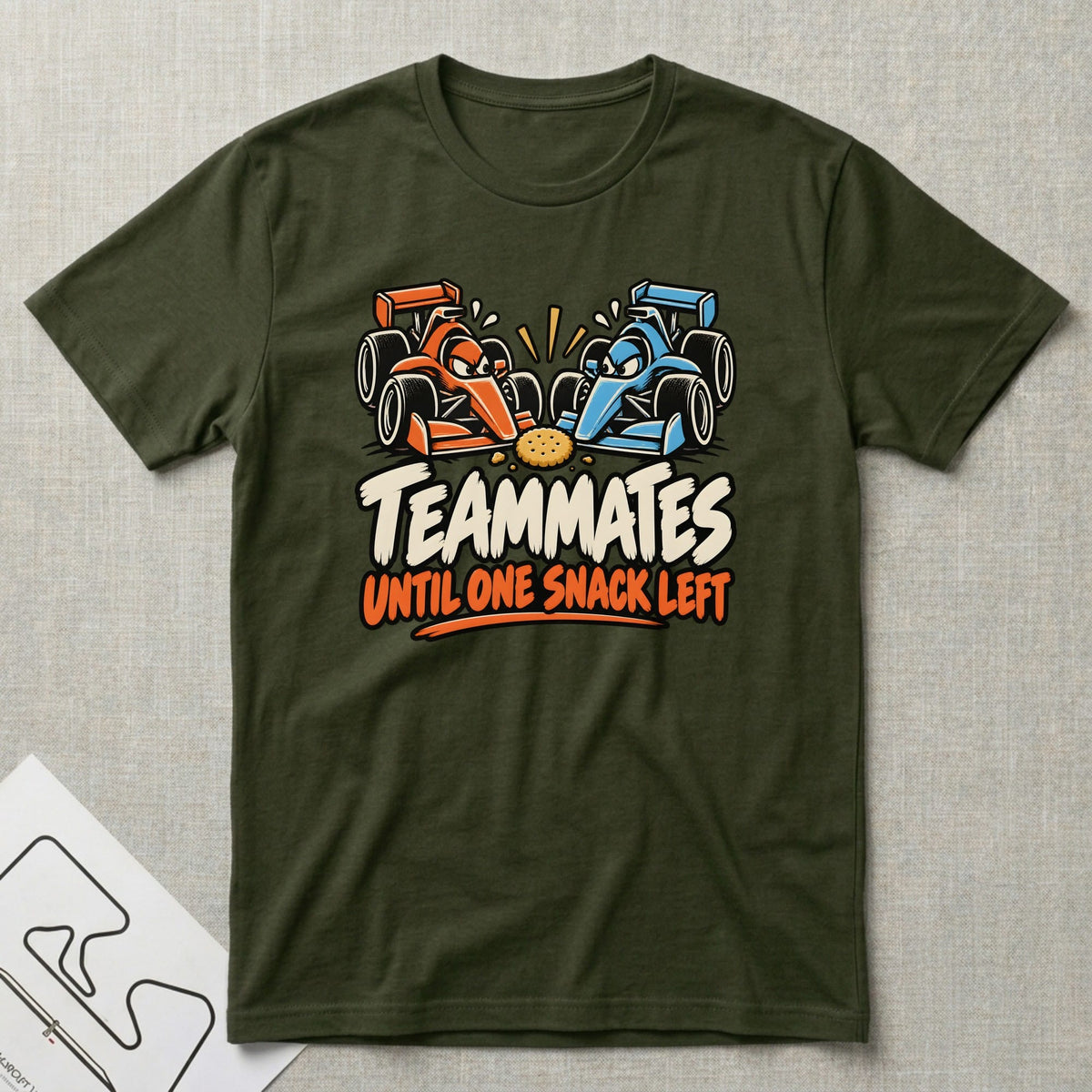 Teammates Clash T-Shirt - Motorsport-inspired graphic tee by Apex Paddock
