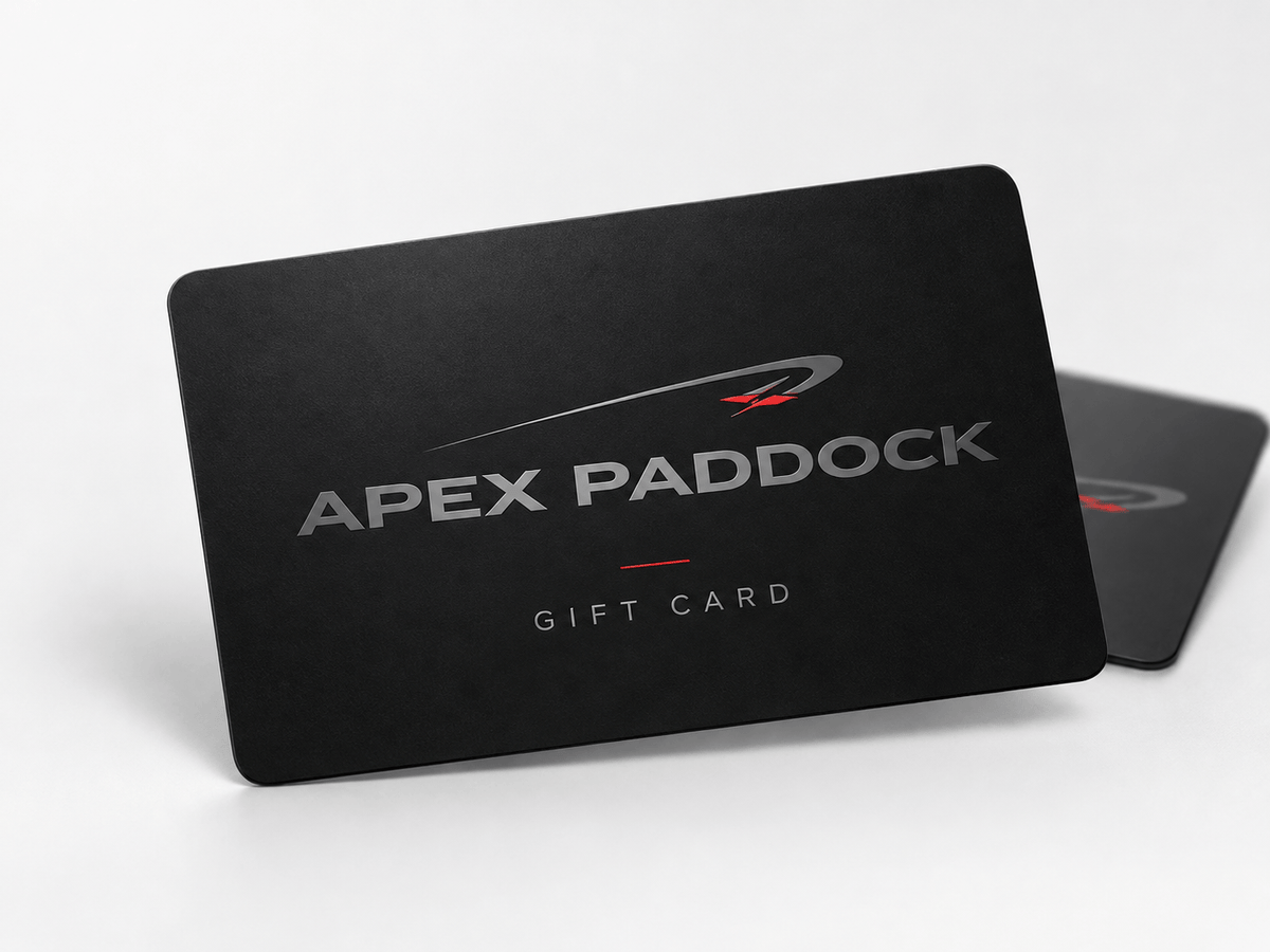 Apex Paddock Gift Card - Motorsport-inspired graphic tee by Apex Paddock