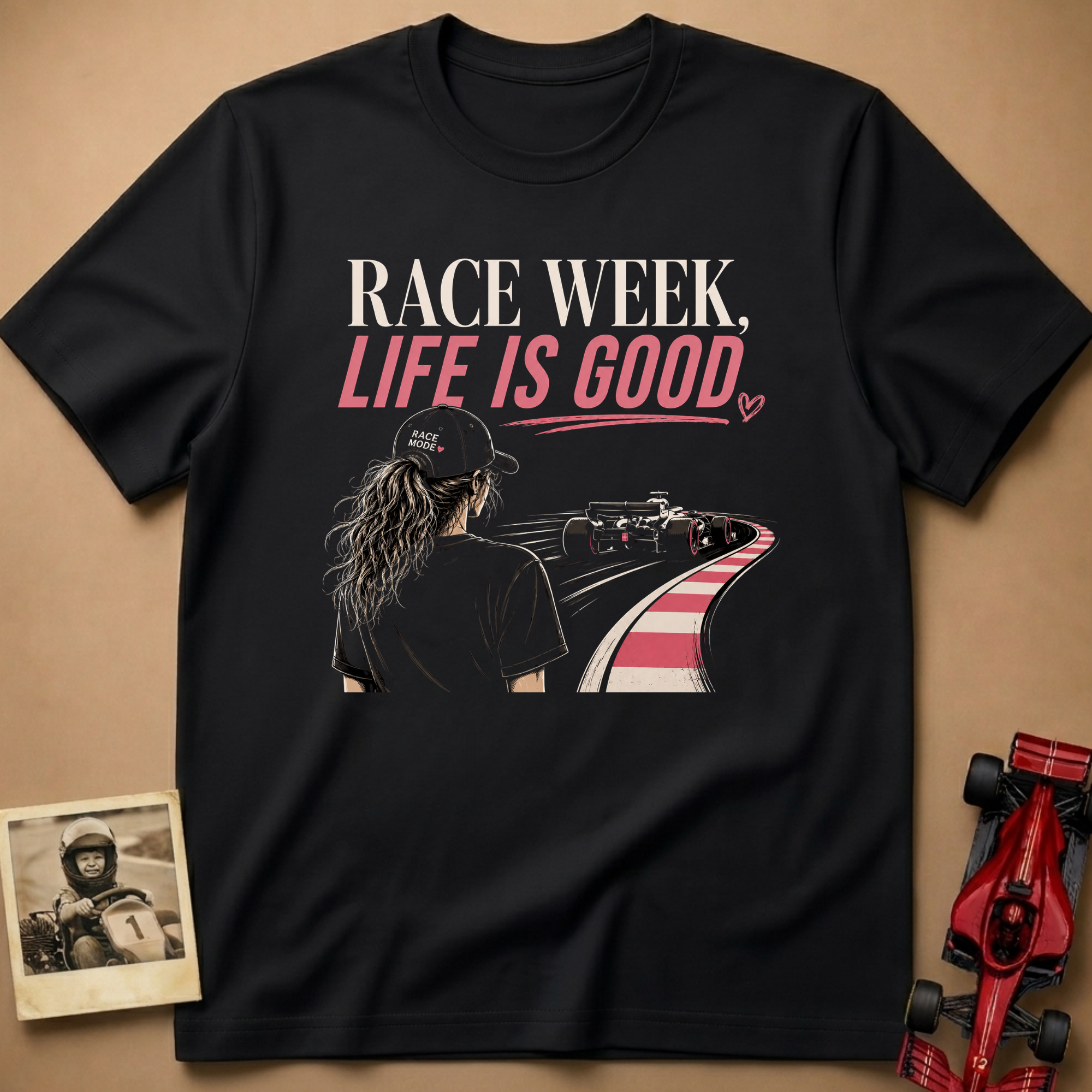 Race Week, Life is Good T-Shirt