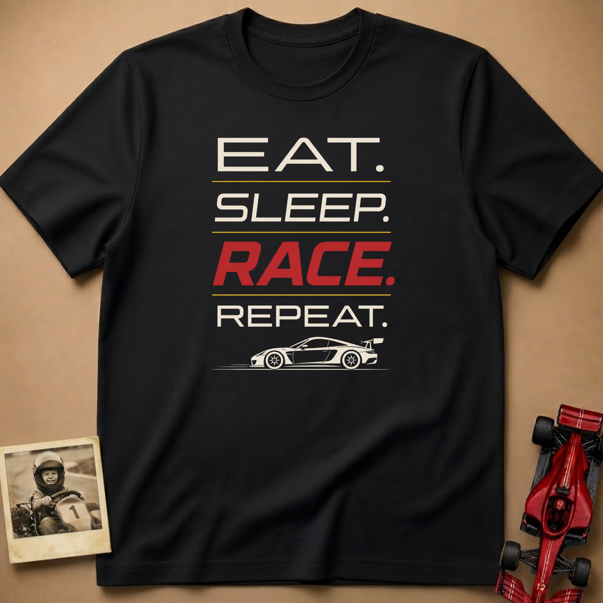 Eat. Sleep. Race. T-Shirt