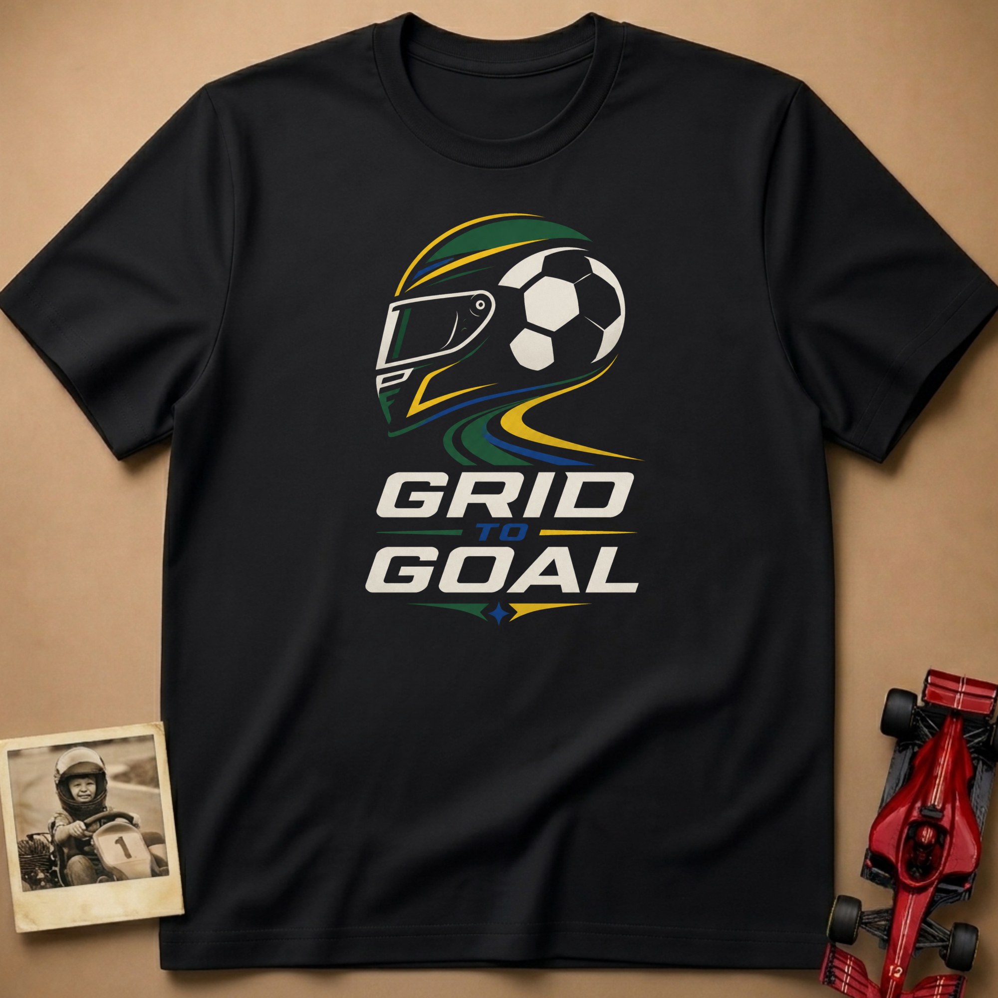 Brazil - Grid to Goal T-Shirt