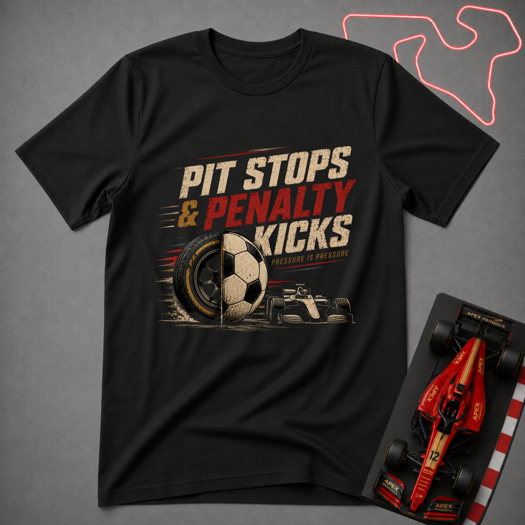 Pit Stop & Penalty Kicks T-Shirt