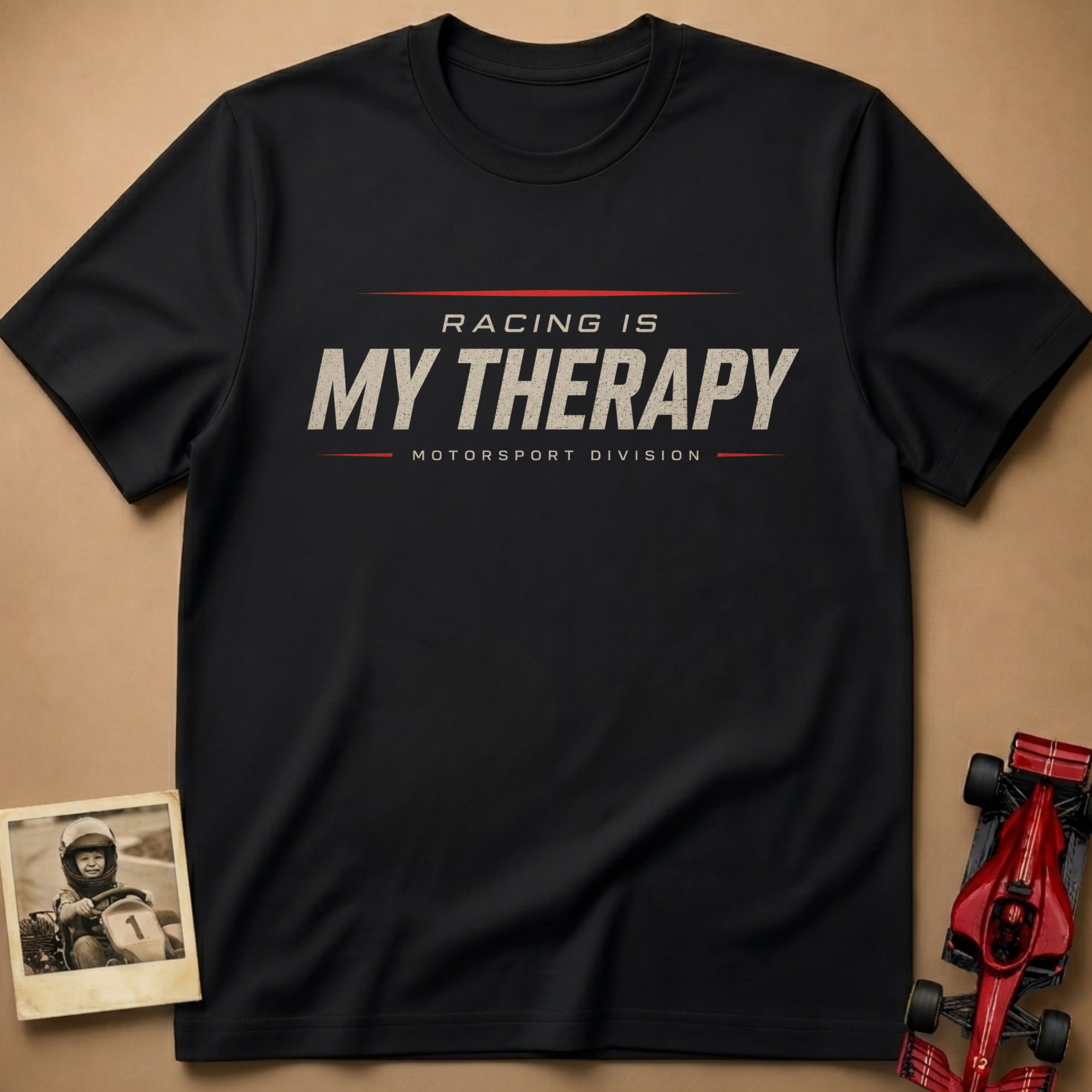 Racing is My Therapy T-Shirt