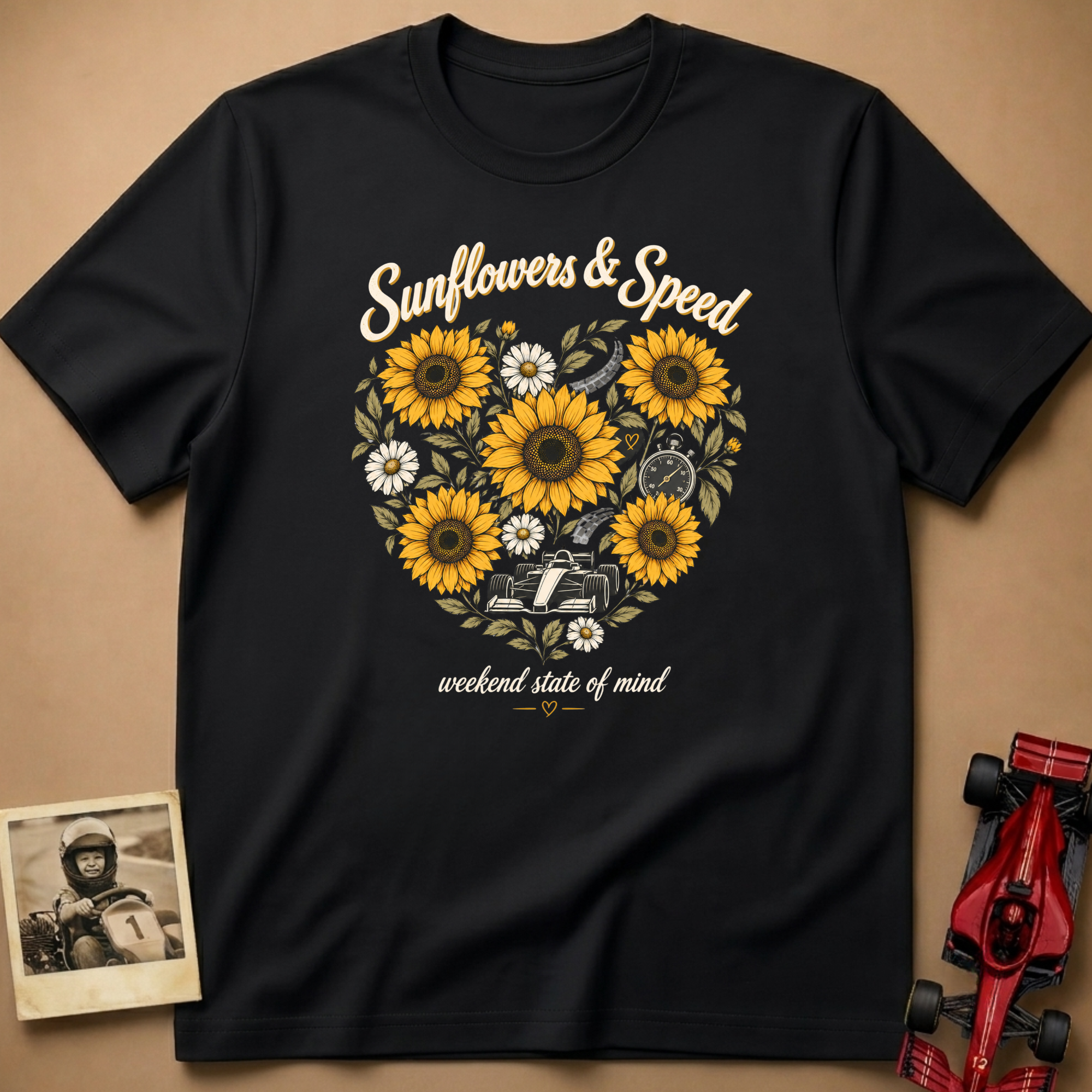 Sunflowers & Speed T-Shirt