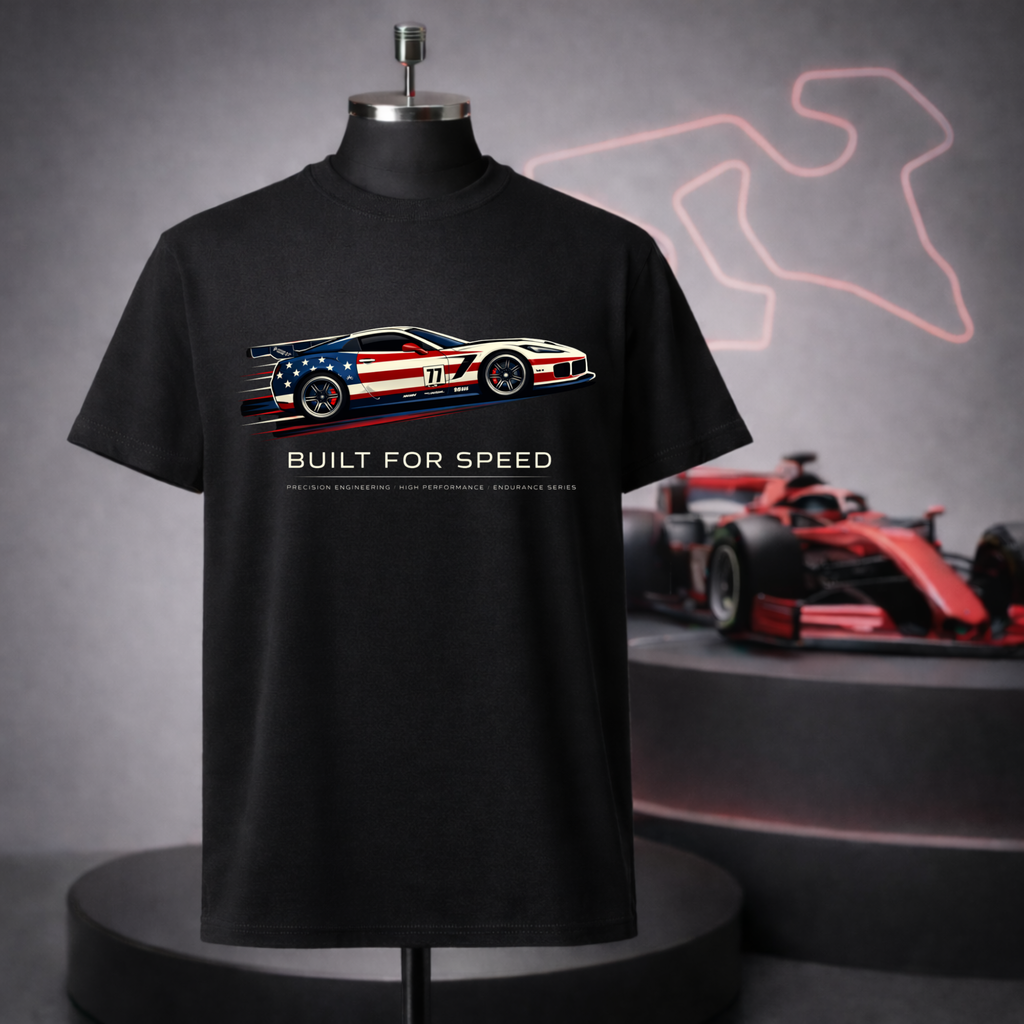 USA Built For Speed T-Shirt