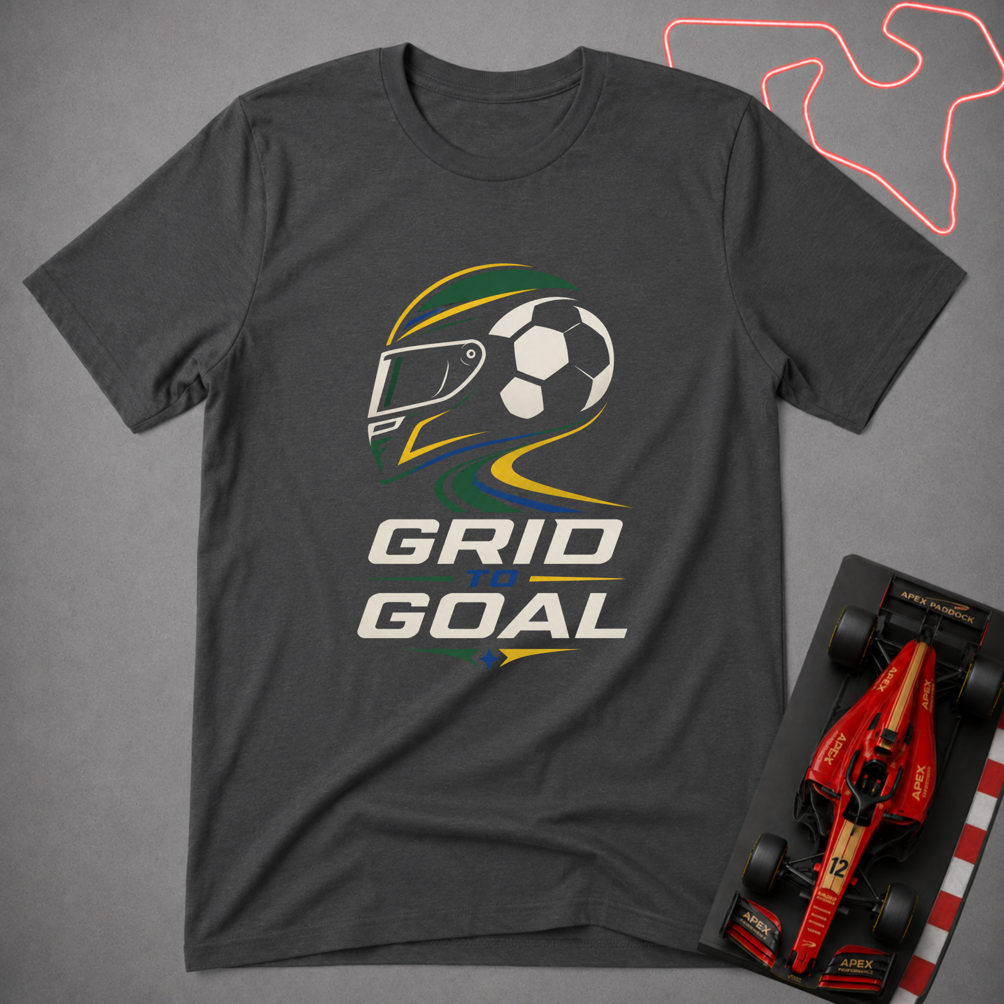 Brazil - Grid to Goal T-Shirt