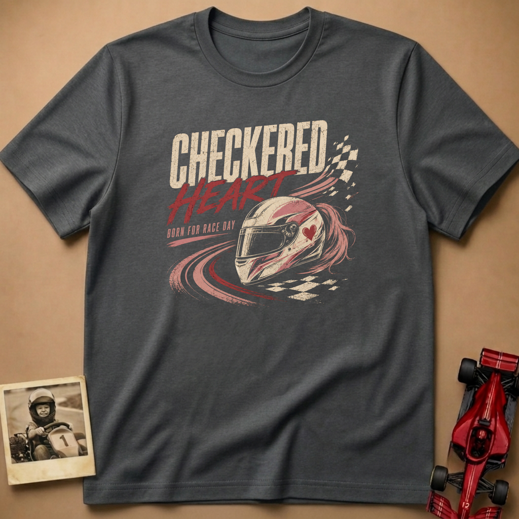 Checkered Heart T-Shirt