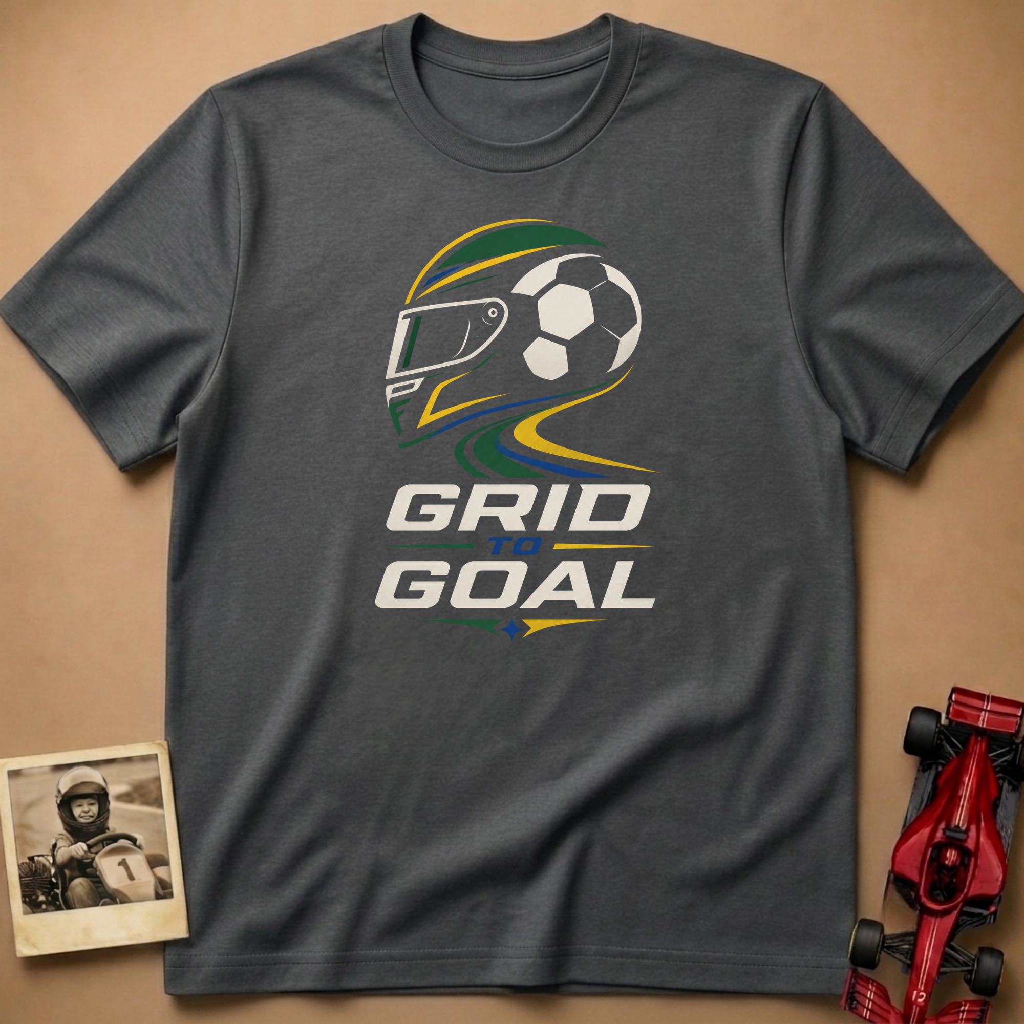 Brazil - Grid to Goal T-Shirt