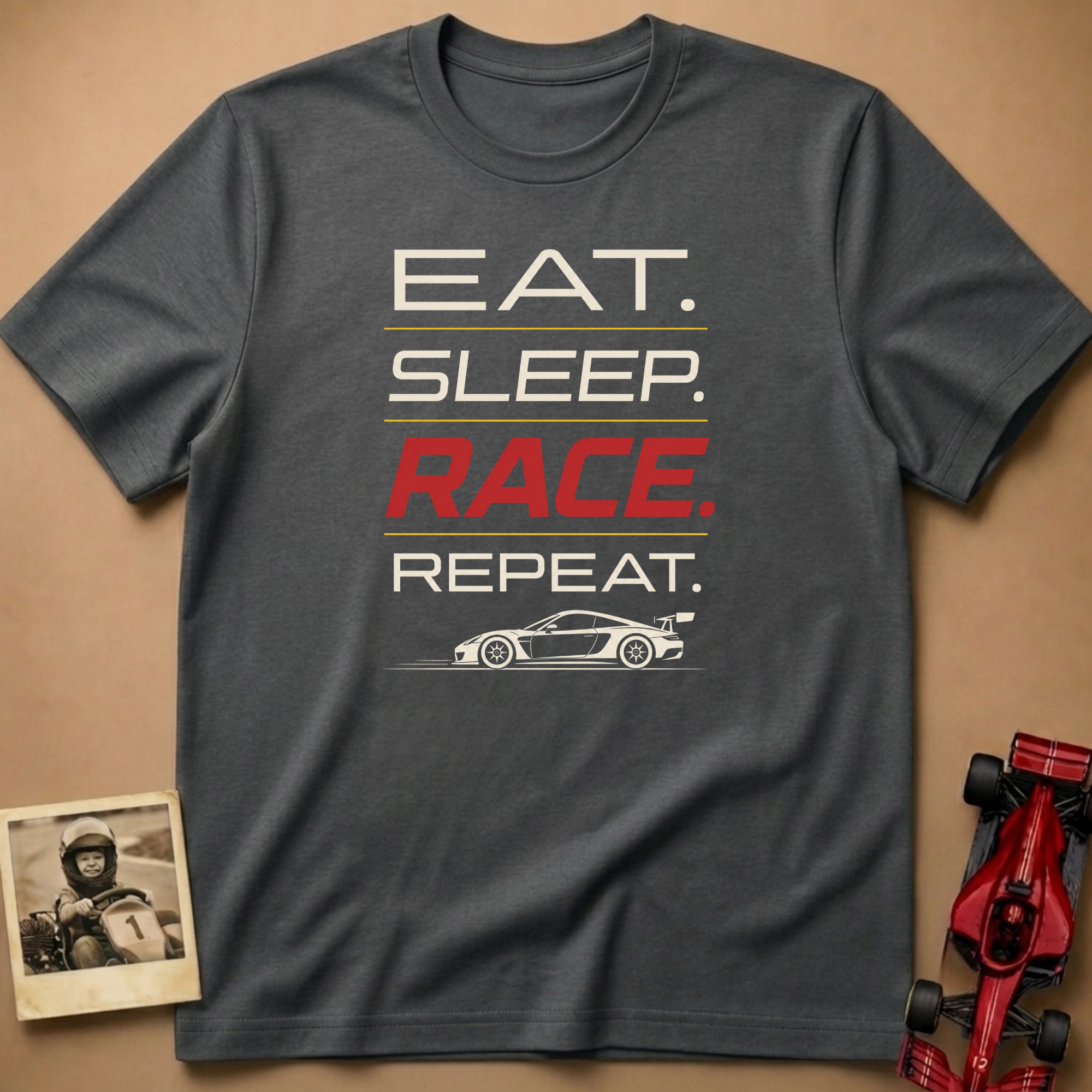 Eat. Sleep. Race. T-Shirt