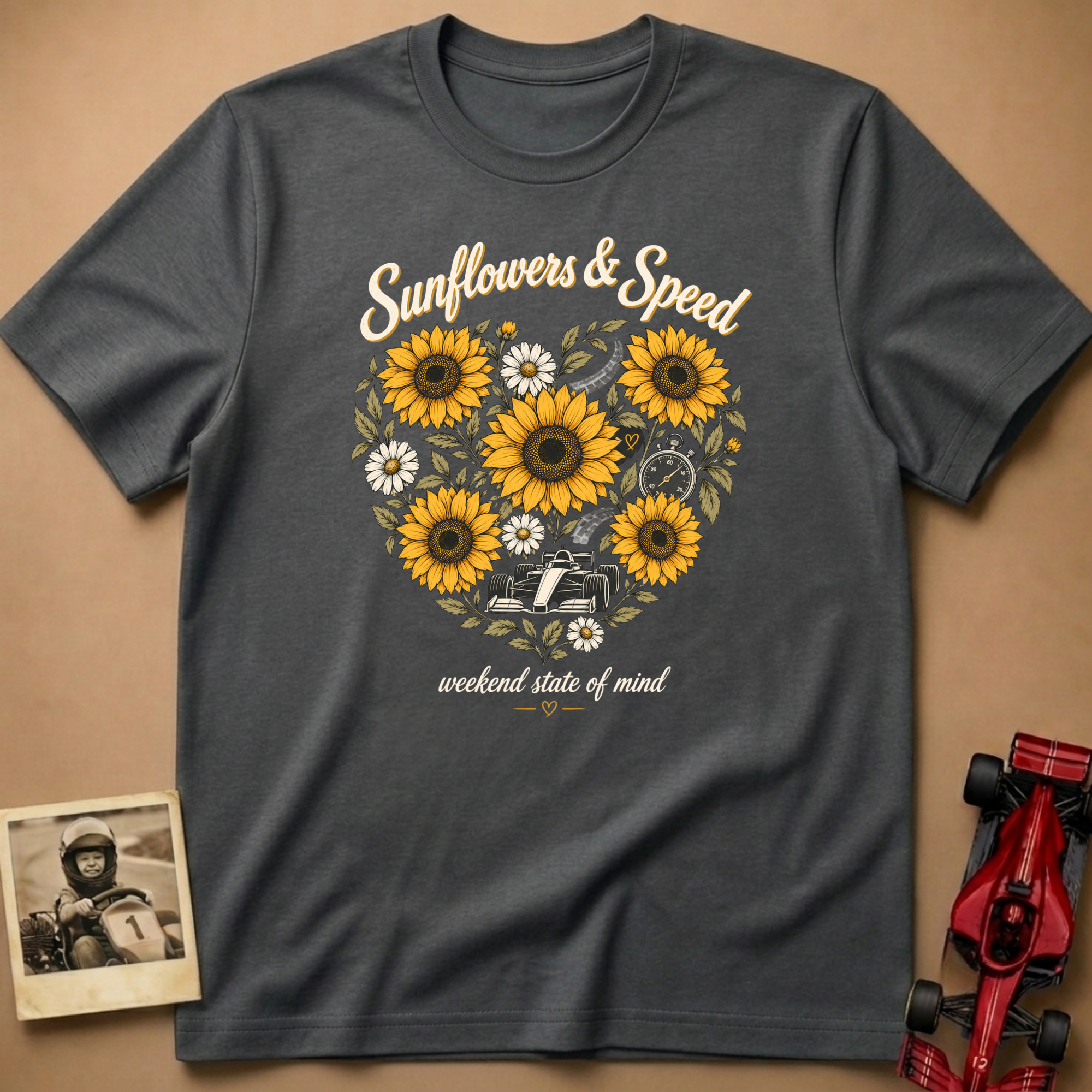 Sunflowers & Speed T-Shirt