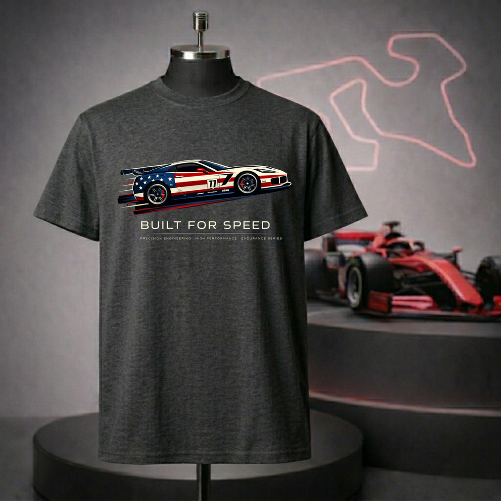 USA Built For Speed T-Shirt