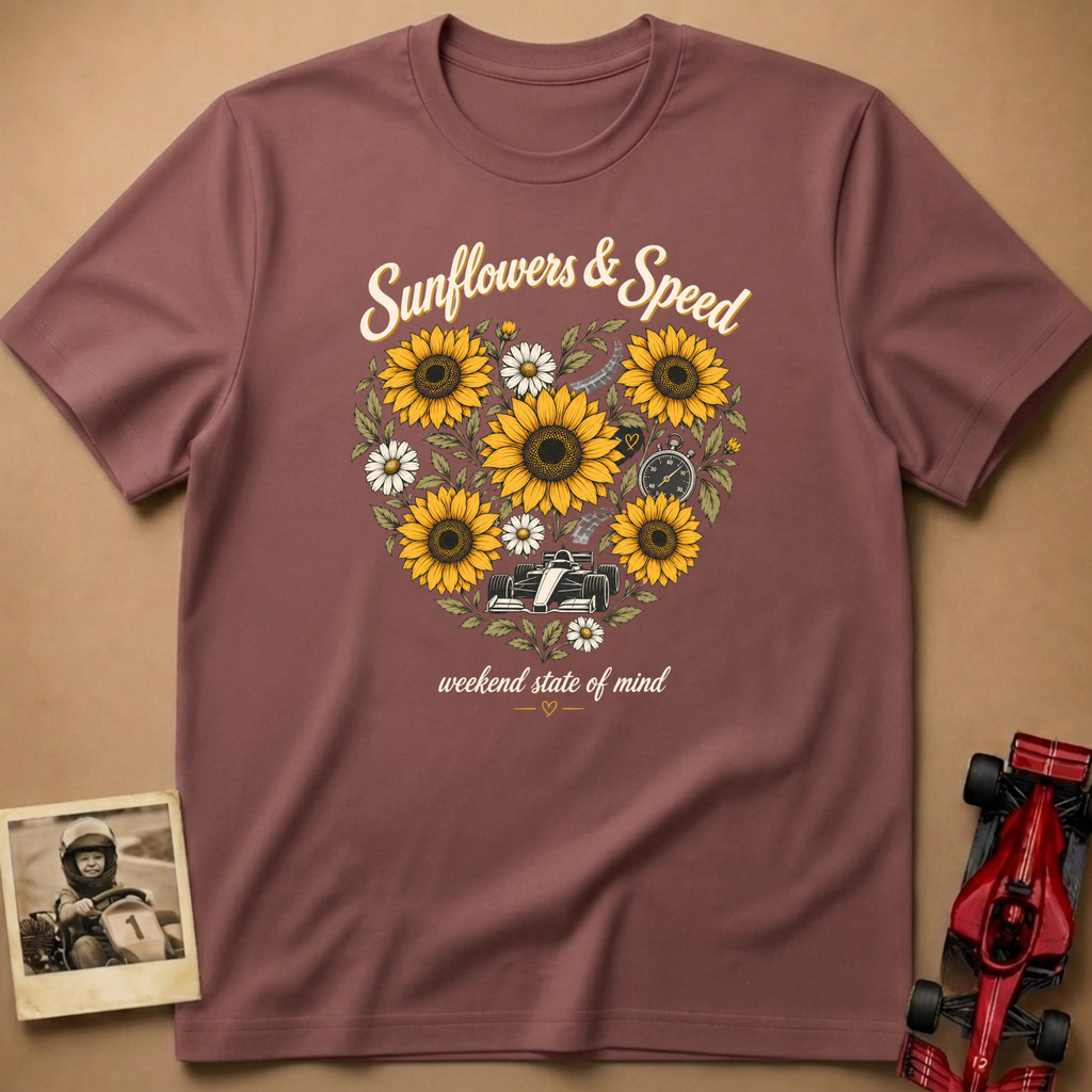 Sunflowers & Speed T-Shirt