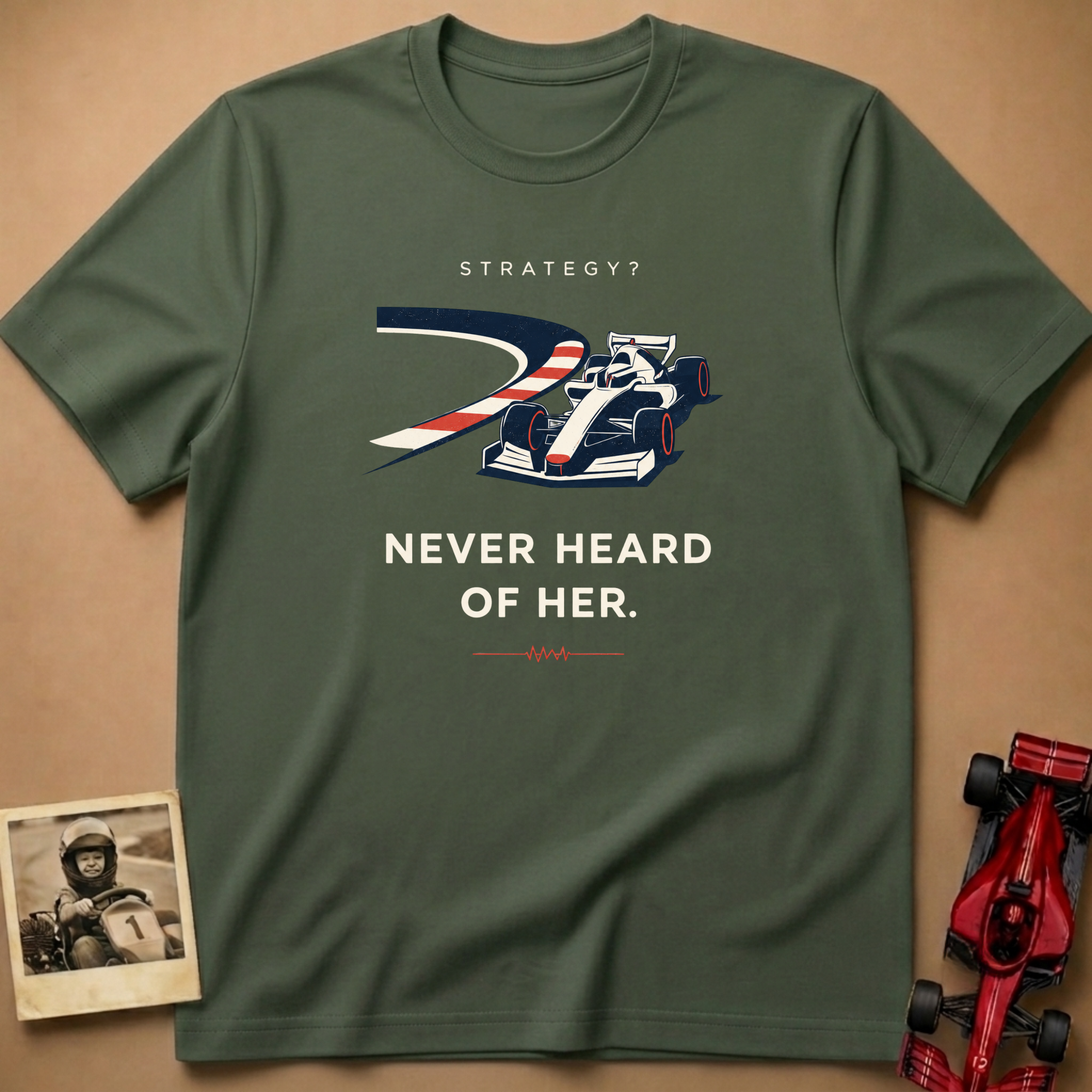 Strategy - Never Heard of Her T-Shirt