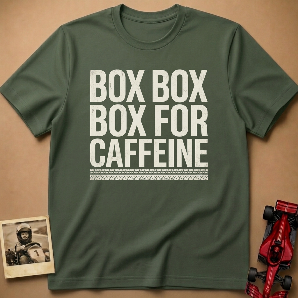 Box for Caffeine T-Shirt