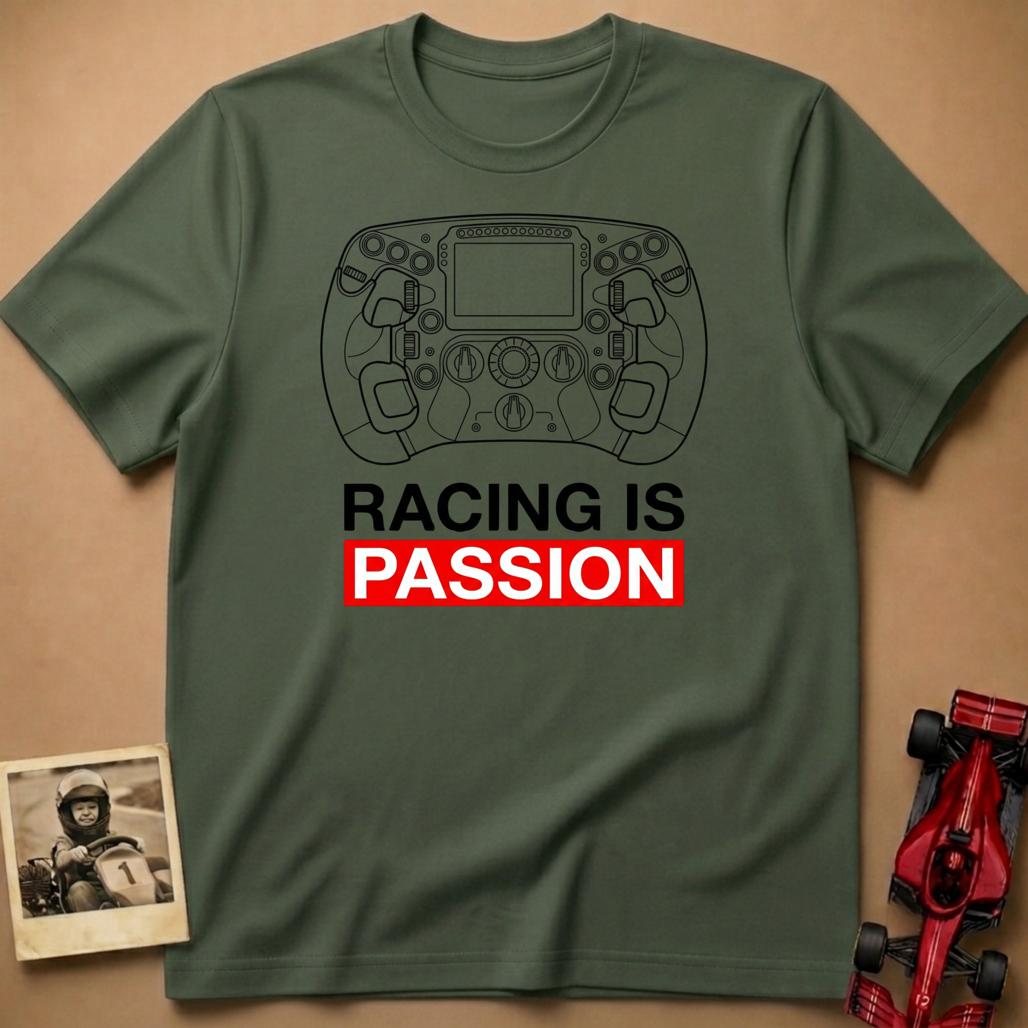 Racing Wheel Passion T-Shirt