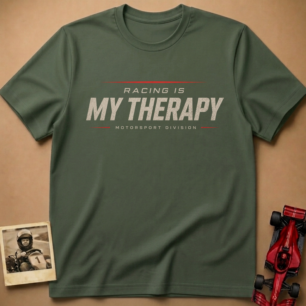 Racing is My Therapy T-Shirt