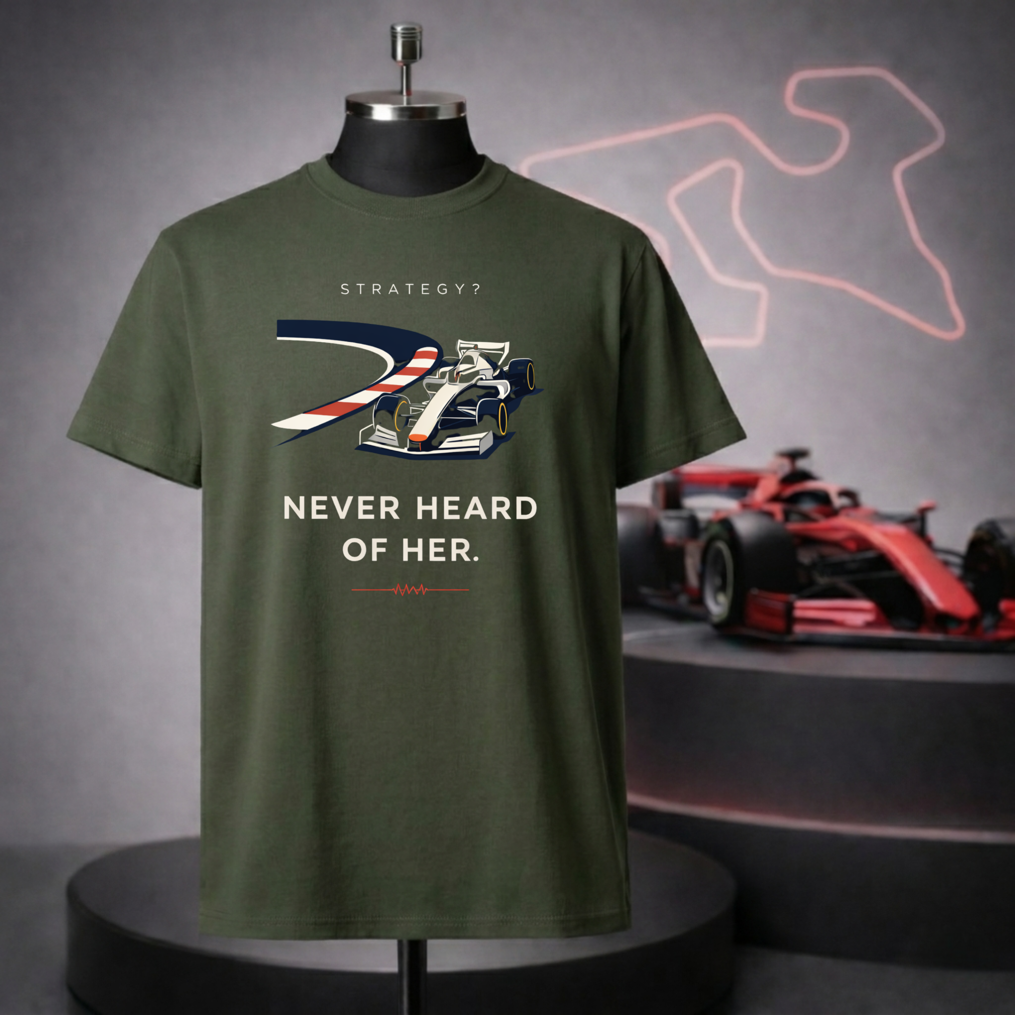 Strategy - Never Heard of Her T-Shirt