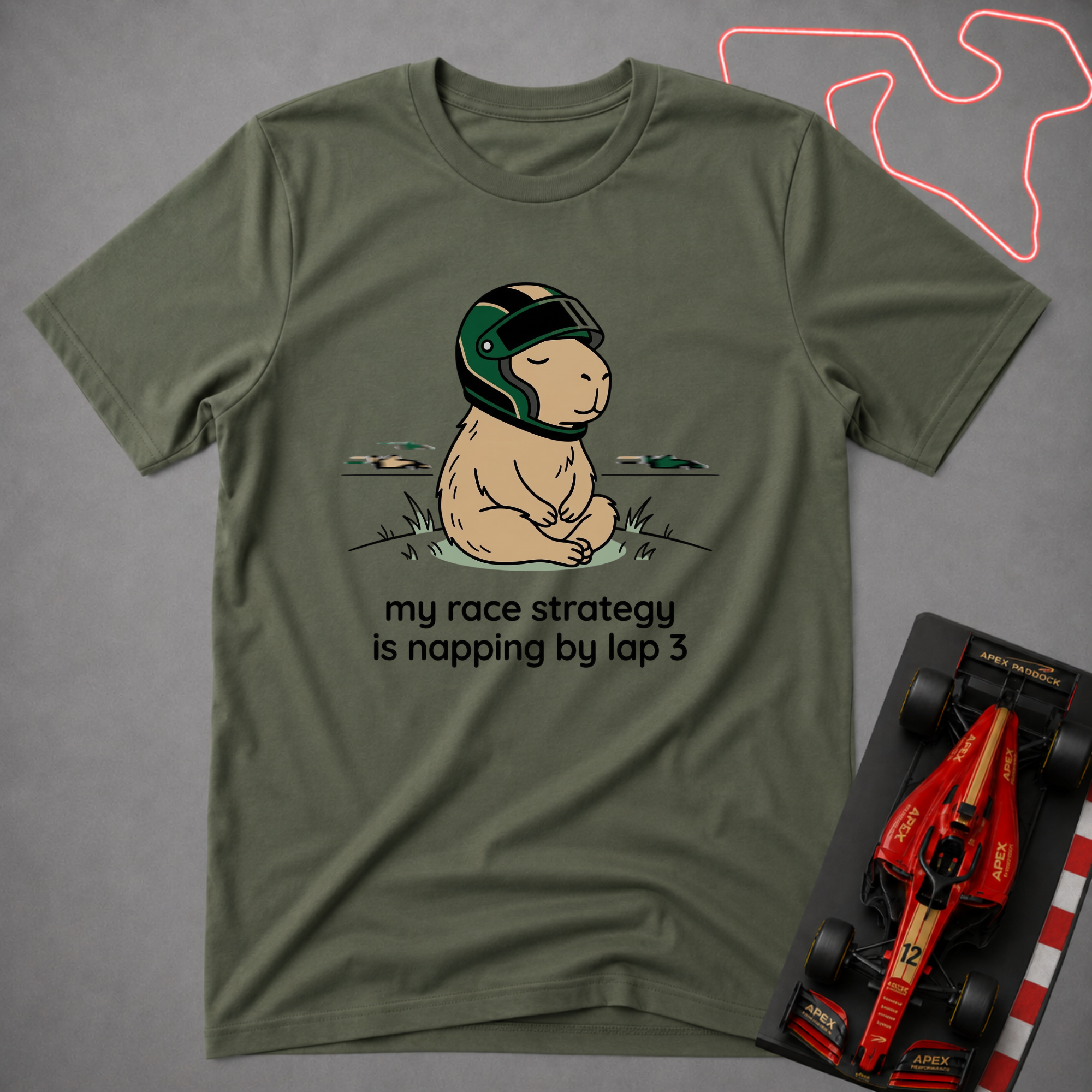 Race Strategy - Napping T-Shirt