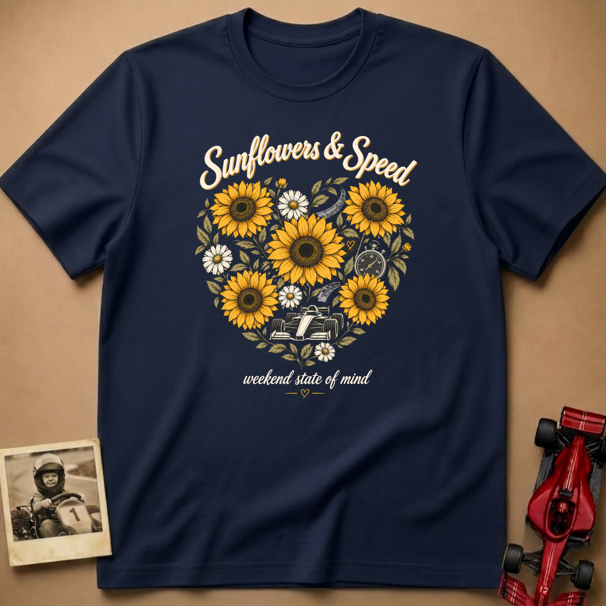Sunflowers & Speed T-Shirt