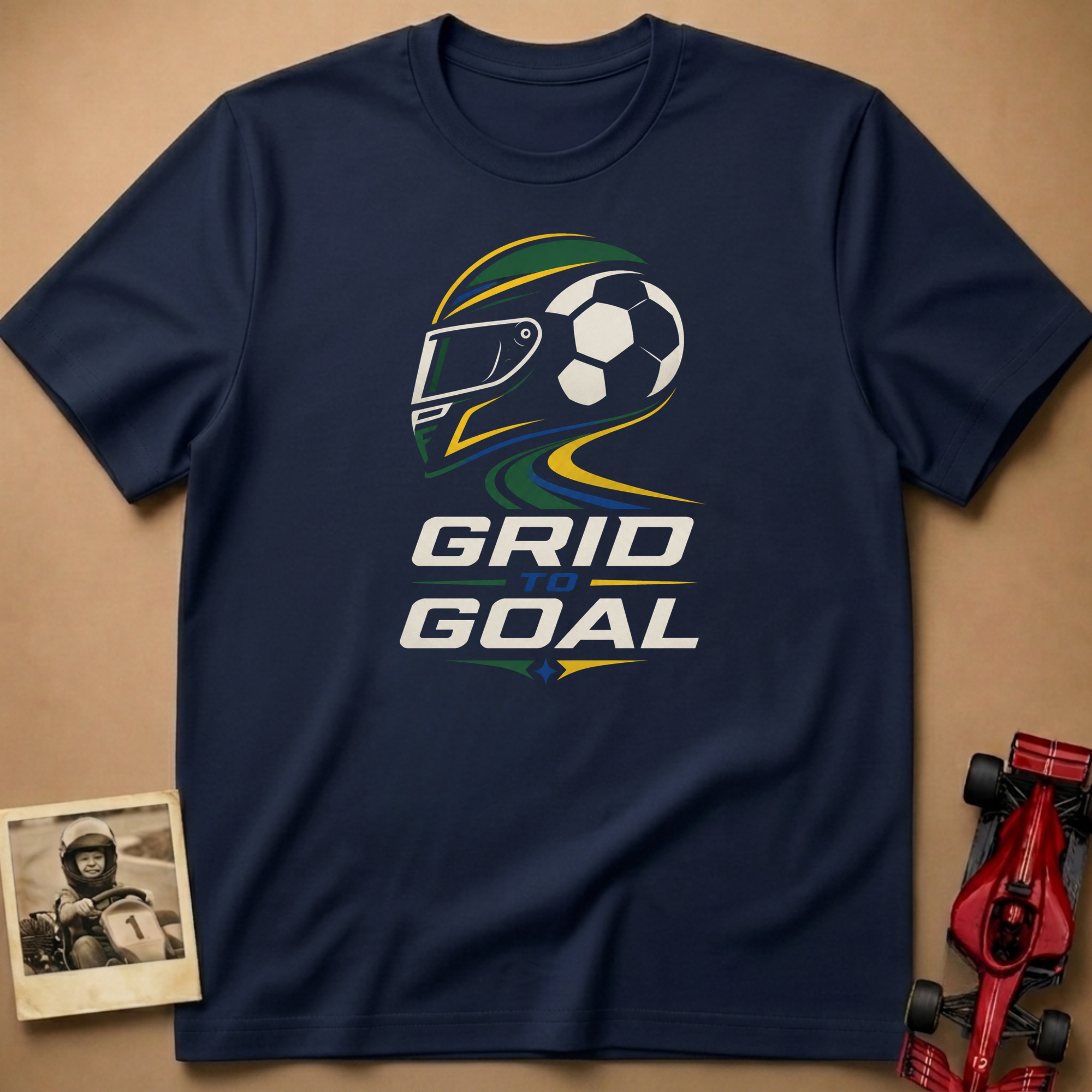 Brazil - Grid to Goal T-Shirt