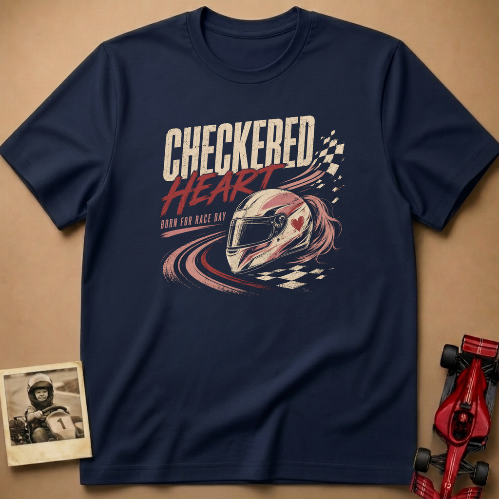 Checkered Heart T-Shirt