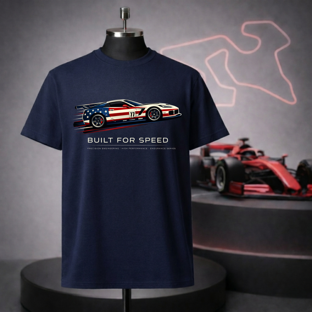 USA Built For Speed T-Shirt