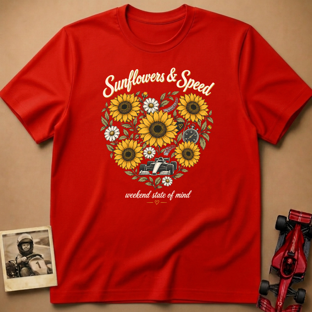 Sunflowers & Speed T-Shirt