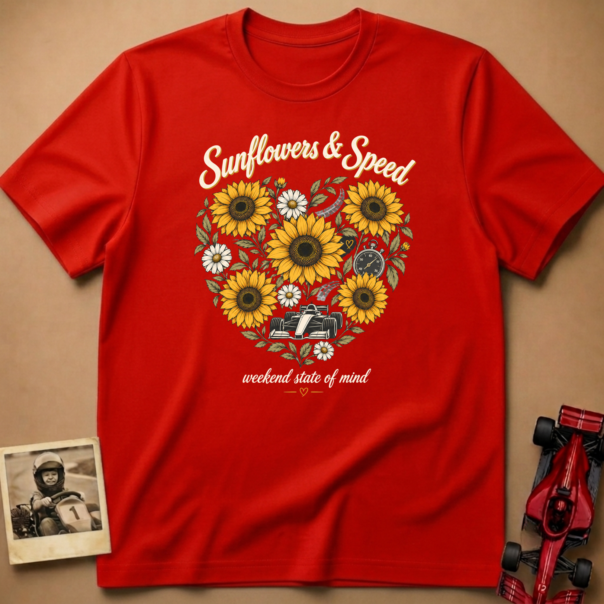 Sunflowers & Speed T-Shirt