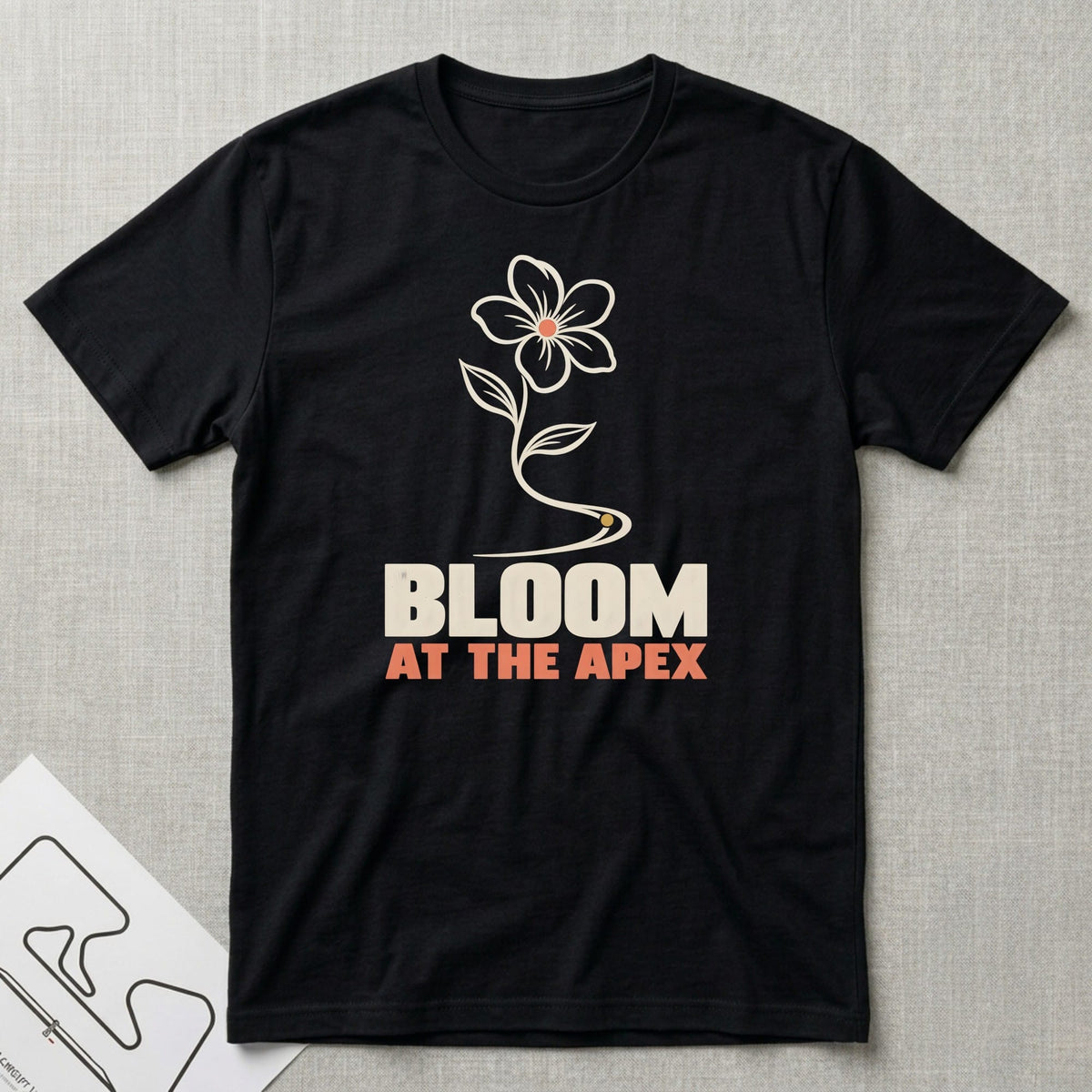 Apex Bloom T-Shirt - Motorsport-inspired graphic tee by Apex Paddock