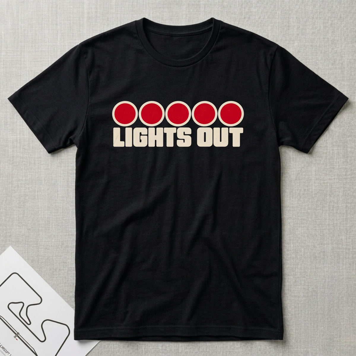 Lights Out T-Shirt - Motorsport-inspired graphic tee by Apex Paddock