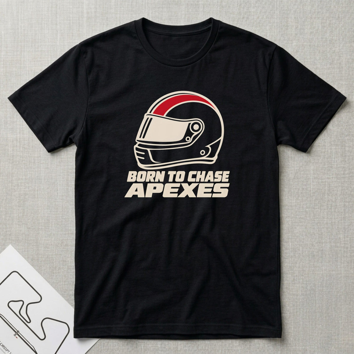 Born To Chase T-Shirt - Motorsport-inspired graphic tee by Apex Paddock