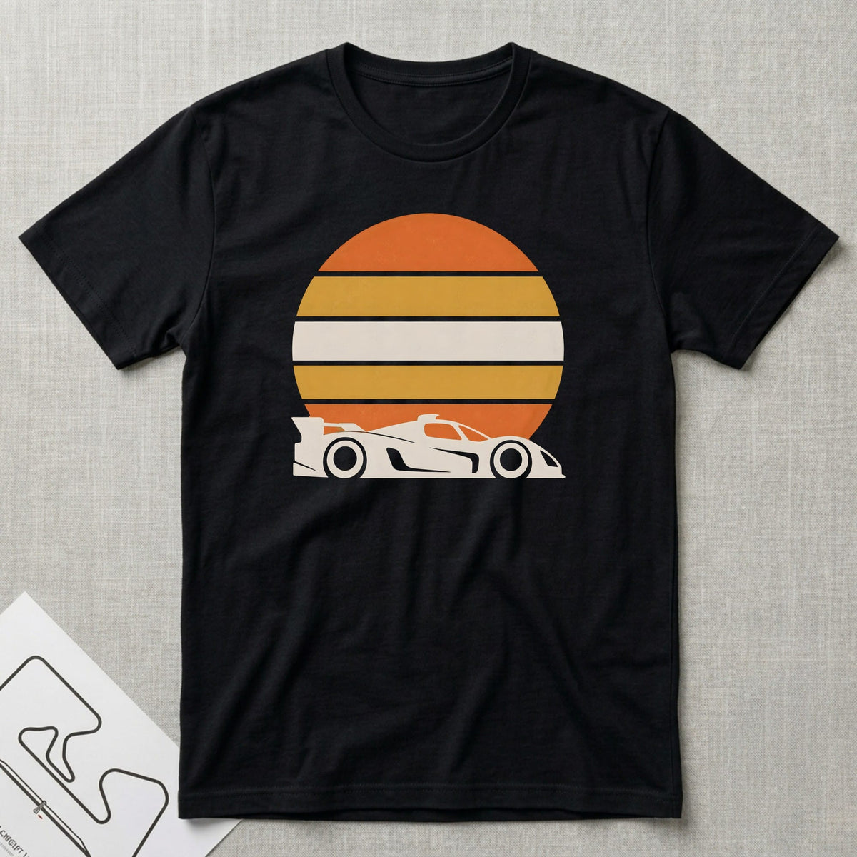Retro Drive T-Shirt - Motorsport-inspired graphic tee by Apex Paddock