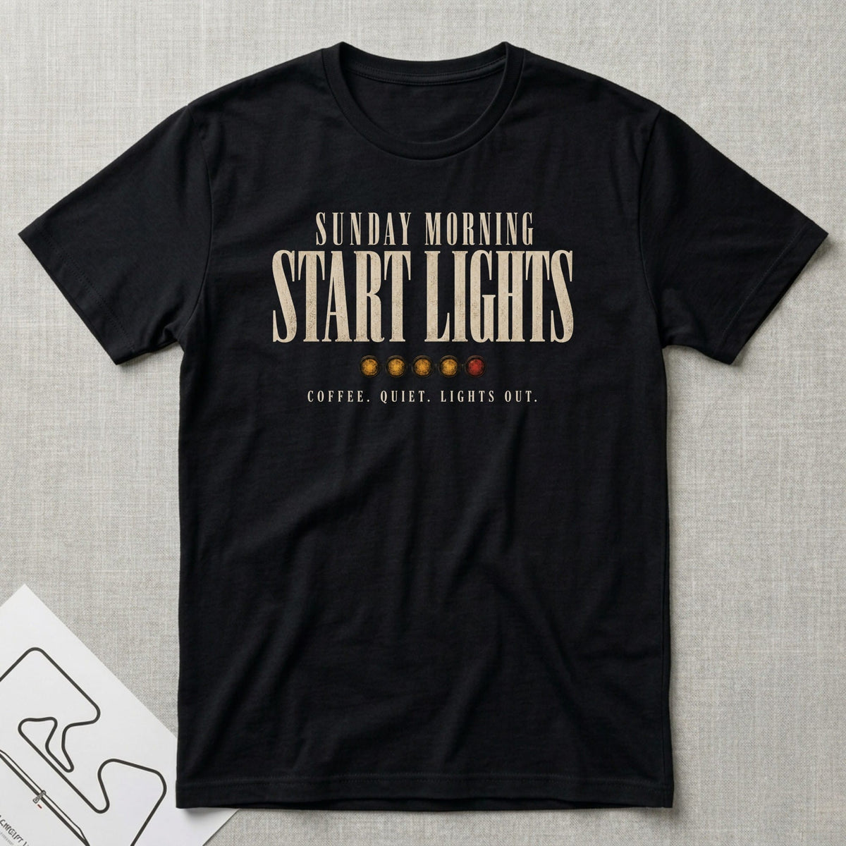 Start Lights T-Shirt - Motorsport-inspired graphic tee by Apex Paddock