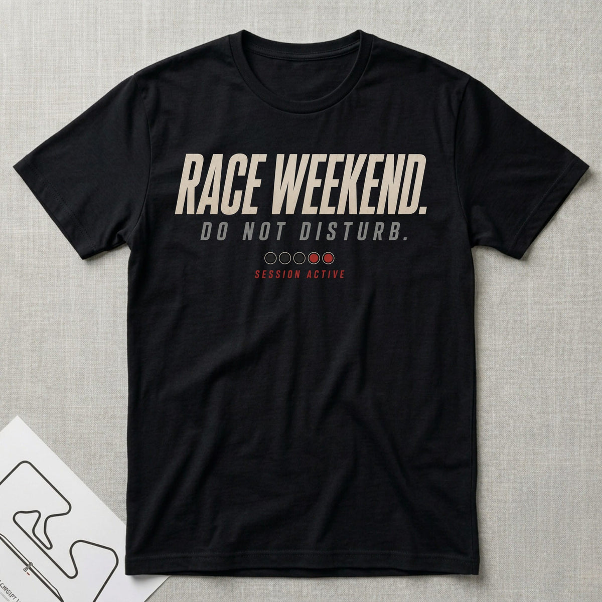 Race Weekend T-Shirt - Motorsport-inspired graphic tee by Apex Paddock