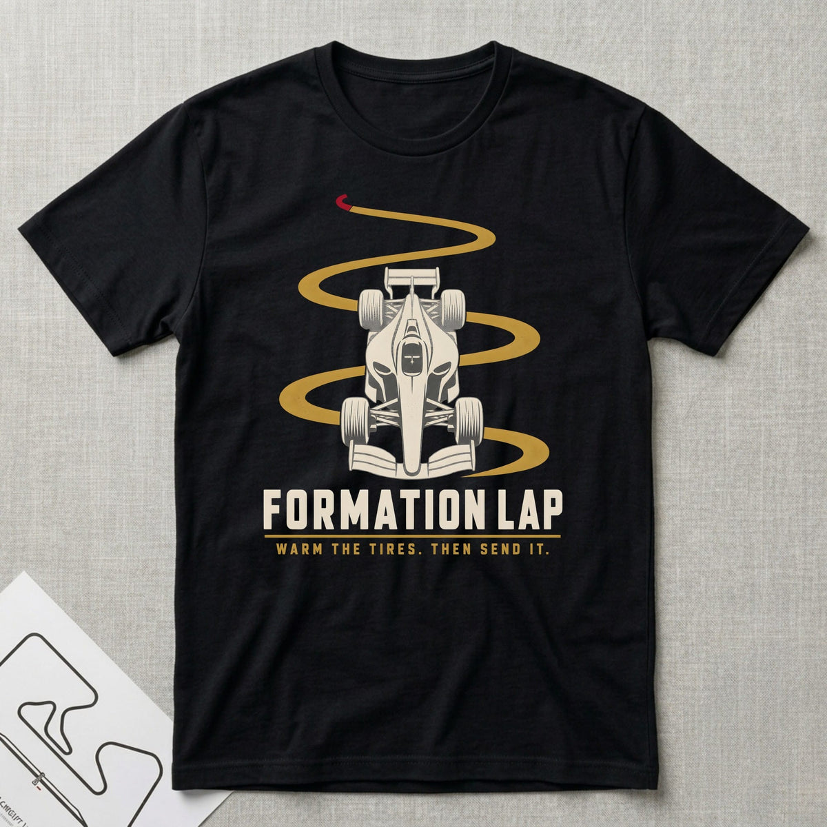 Formation Lap T-Shirt - Motorsport-inspired graphic tee by Apex Paddock