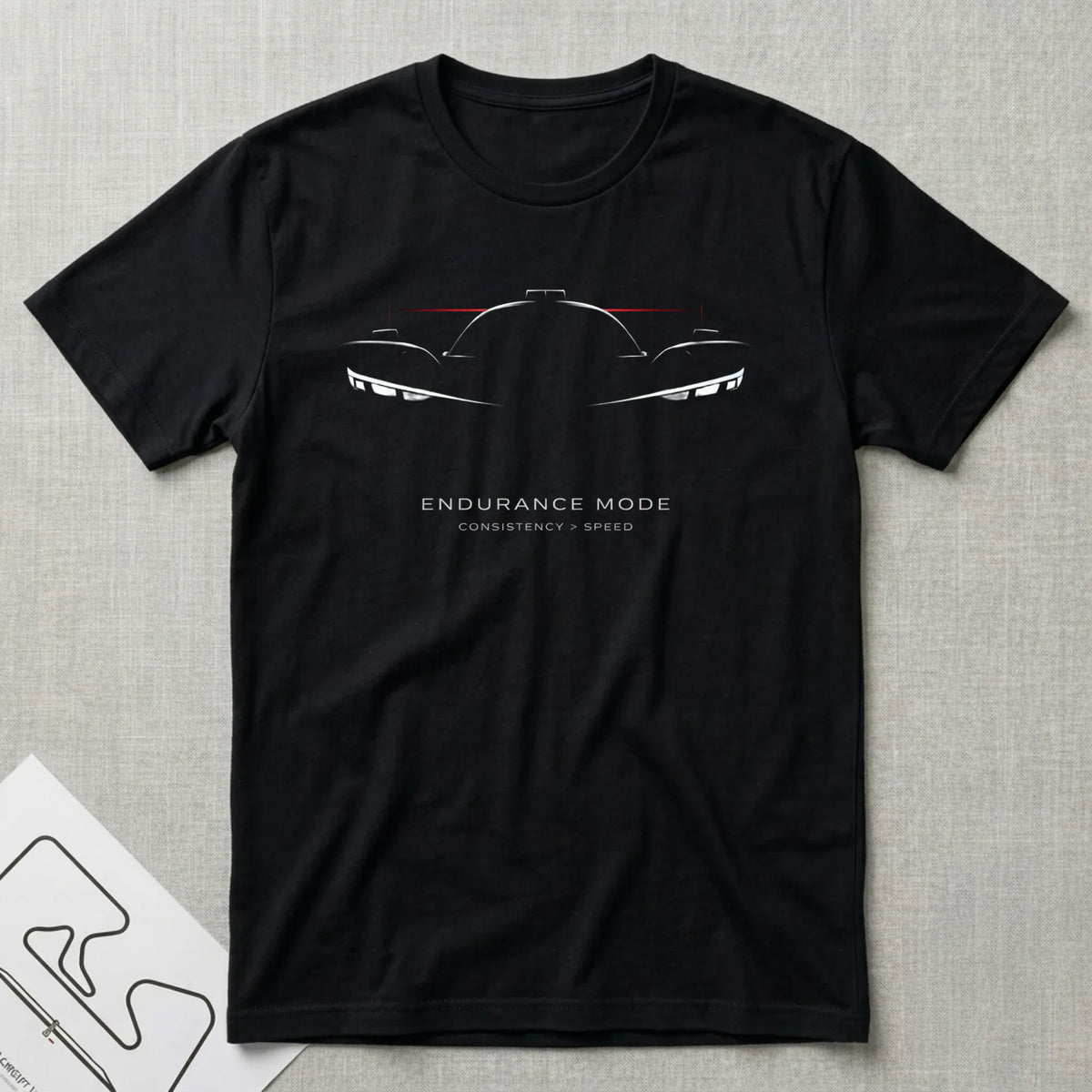 Endurance Mode T-Shirt - Motorsport-inspired graphic tee by Apex Paddock