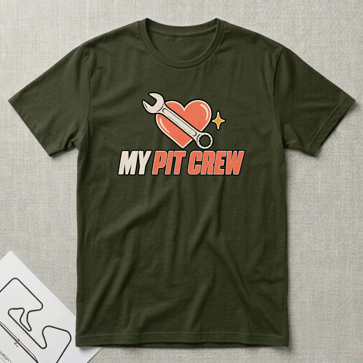 Pit Crew T-Shirt - Motorsport-inspired graphic tee by Apex Paddock