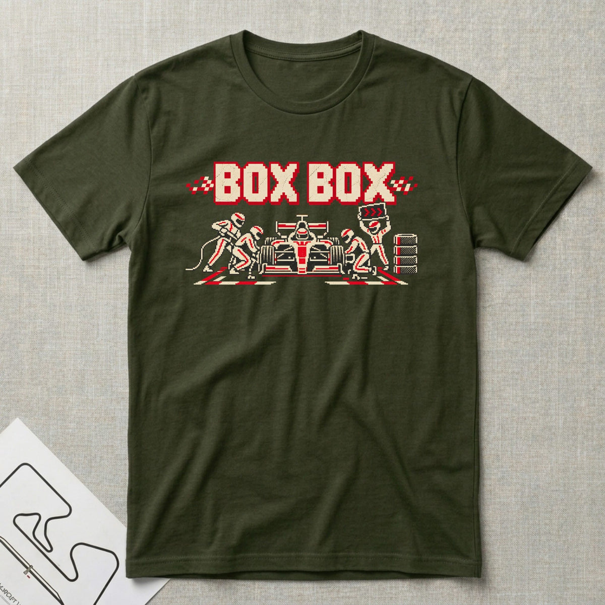 Pit Lane T-Shirt - Motorsport-inspired graphic tee by Apex Paddock