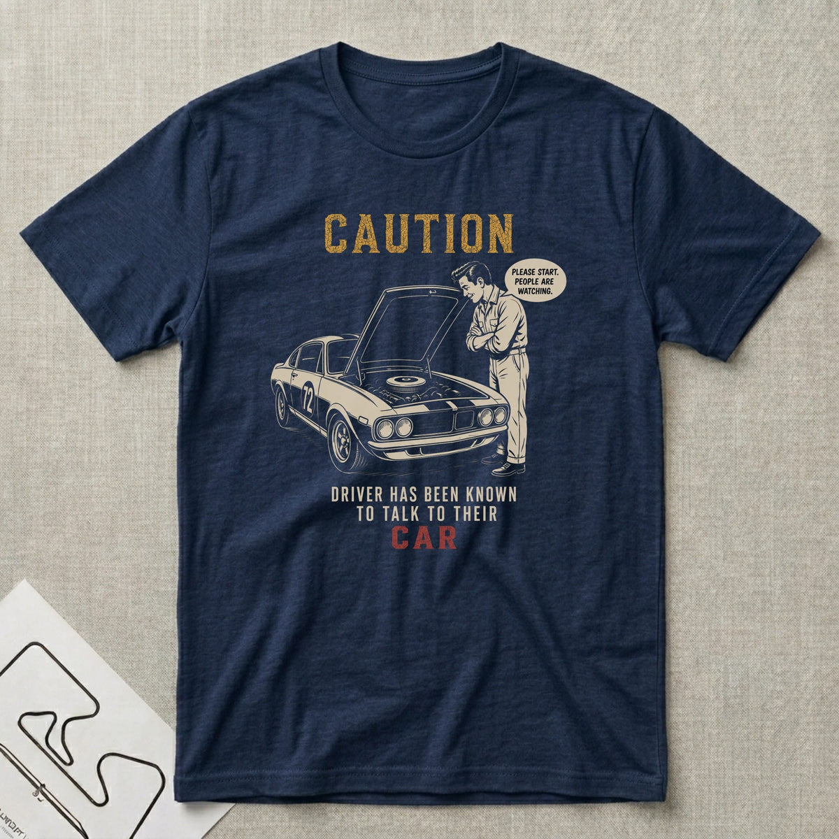 Car Whisperer T-Shirt - Motorsport-inspired graphic tee by Apex Paddock