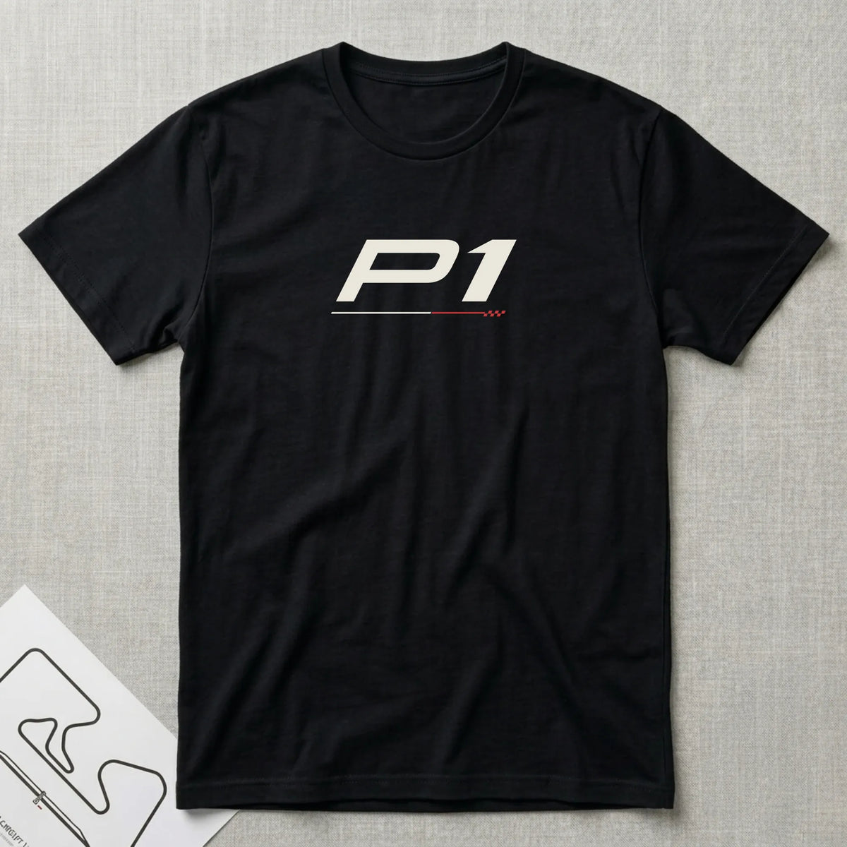 P1 T-Shirt - Motorsport-inspired graphic tee by Apex Paddock