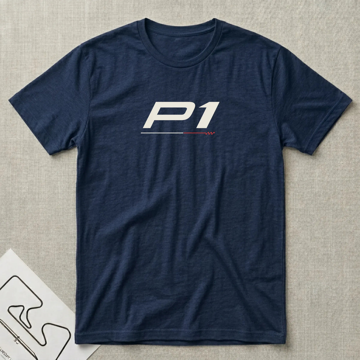 P1 T-Shirt - Motorsport-inspired graphic tee by Apex Paddock